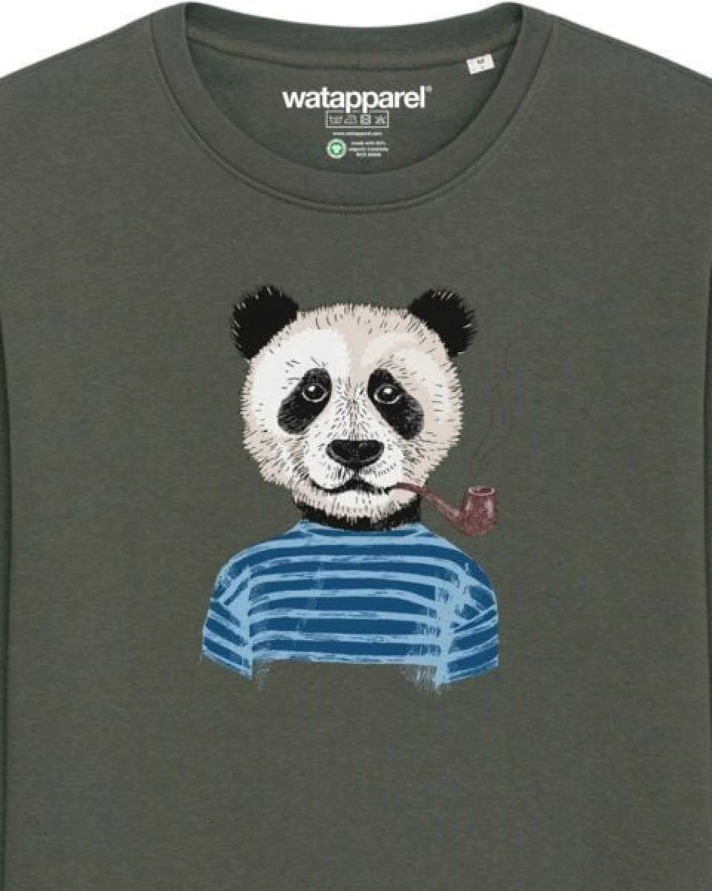 watapparel Sweatshirt Unisex Panda – Ansicht 3
