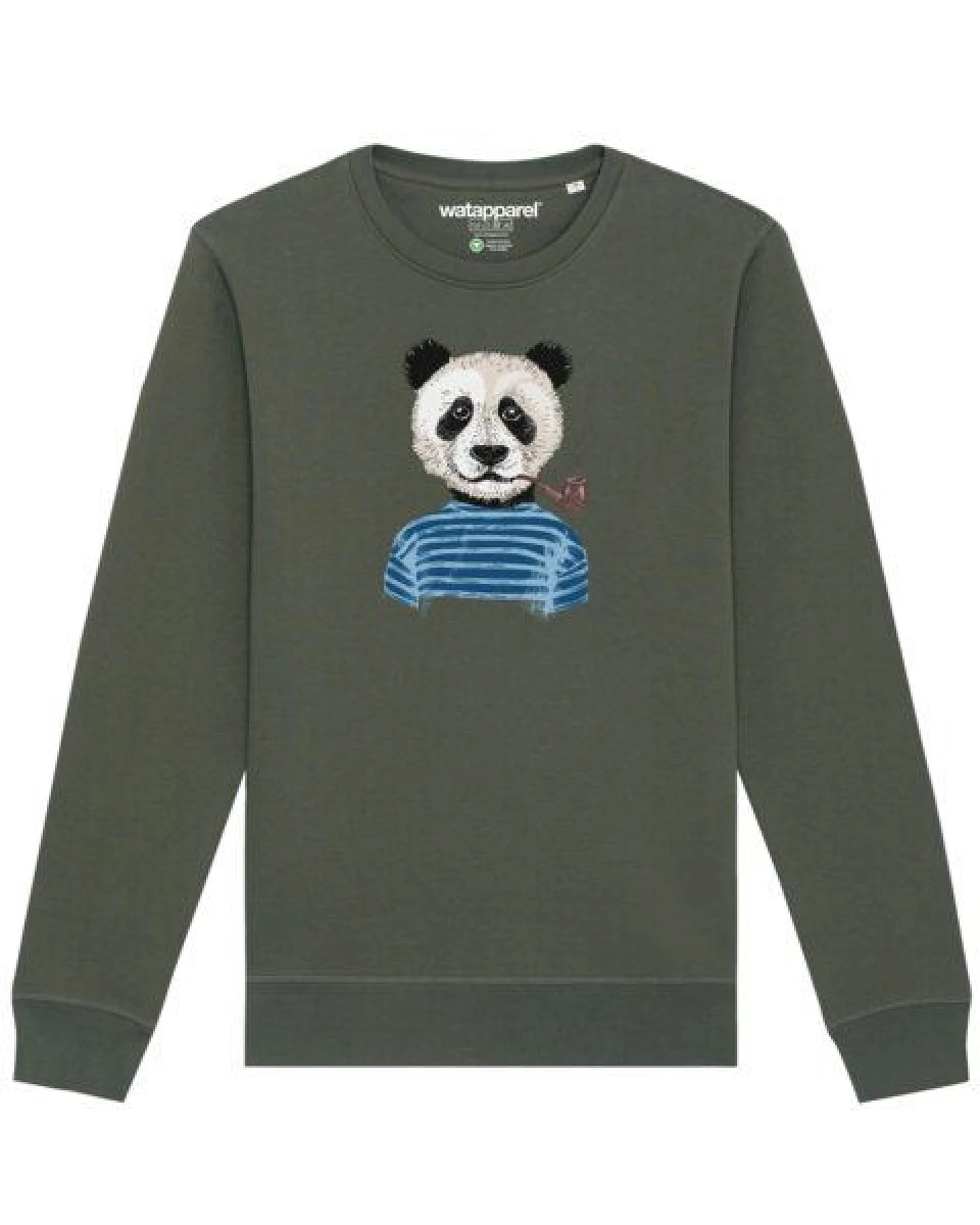 watapparel Sweatshirt Unisex Panda – Ansicht 2