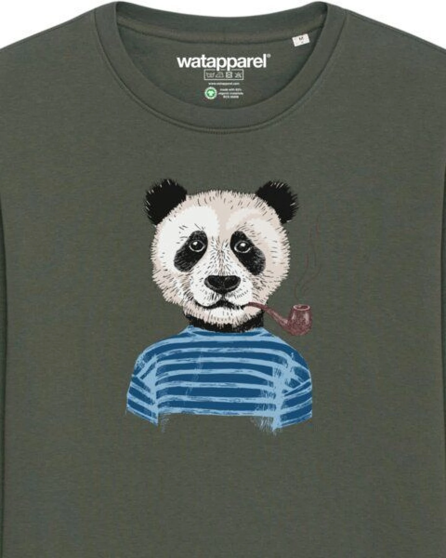 watapparel Sweatshirt Unisex Panda – Ansicht 3