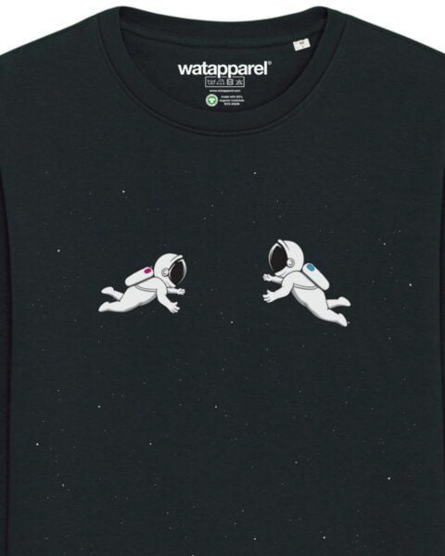 watapparel Sweatshirt Unisex Space love – Ansicht 3