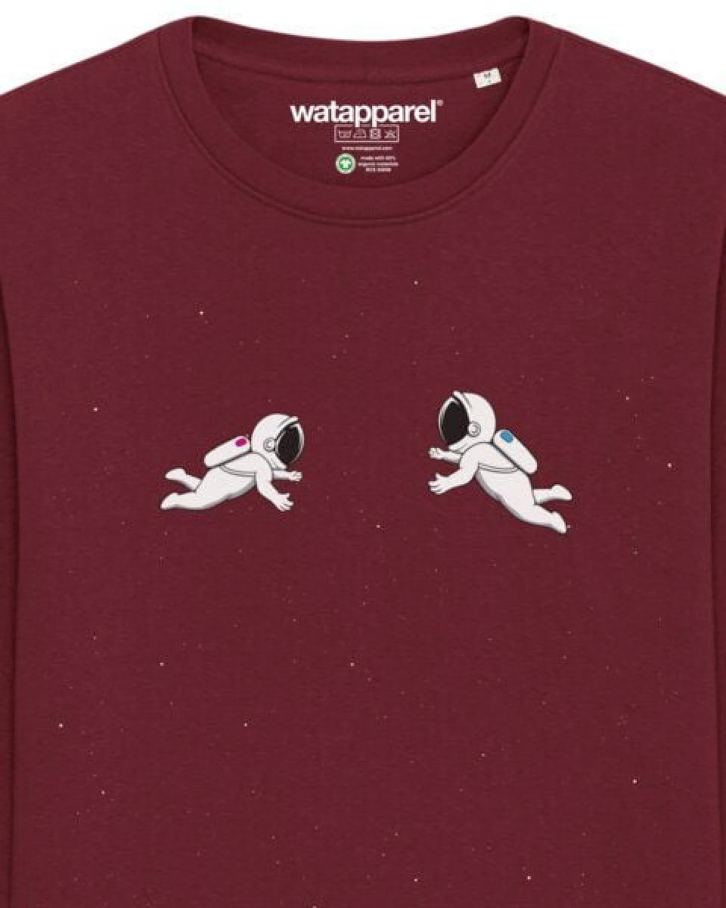 watapparel Sweatshirt Unisex Space love – Ansicht 3