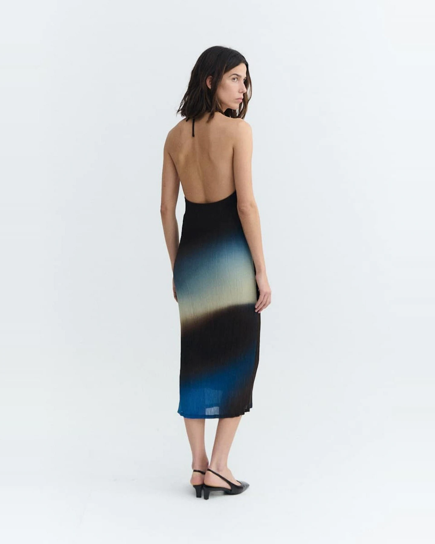 Kleid Miriam Pleated Braun – Ansicht 4