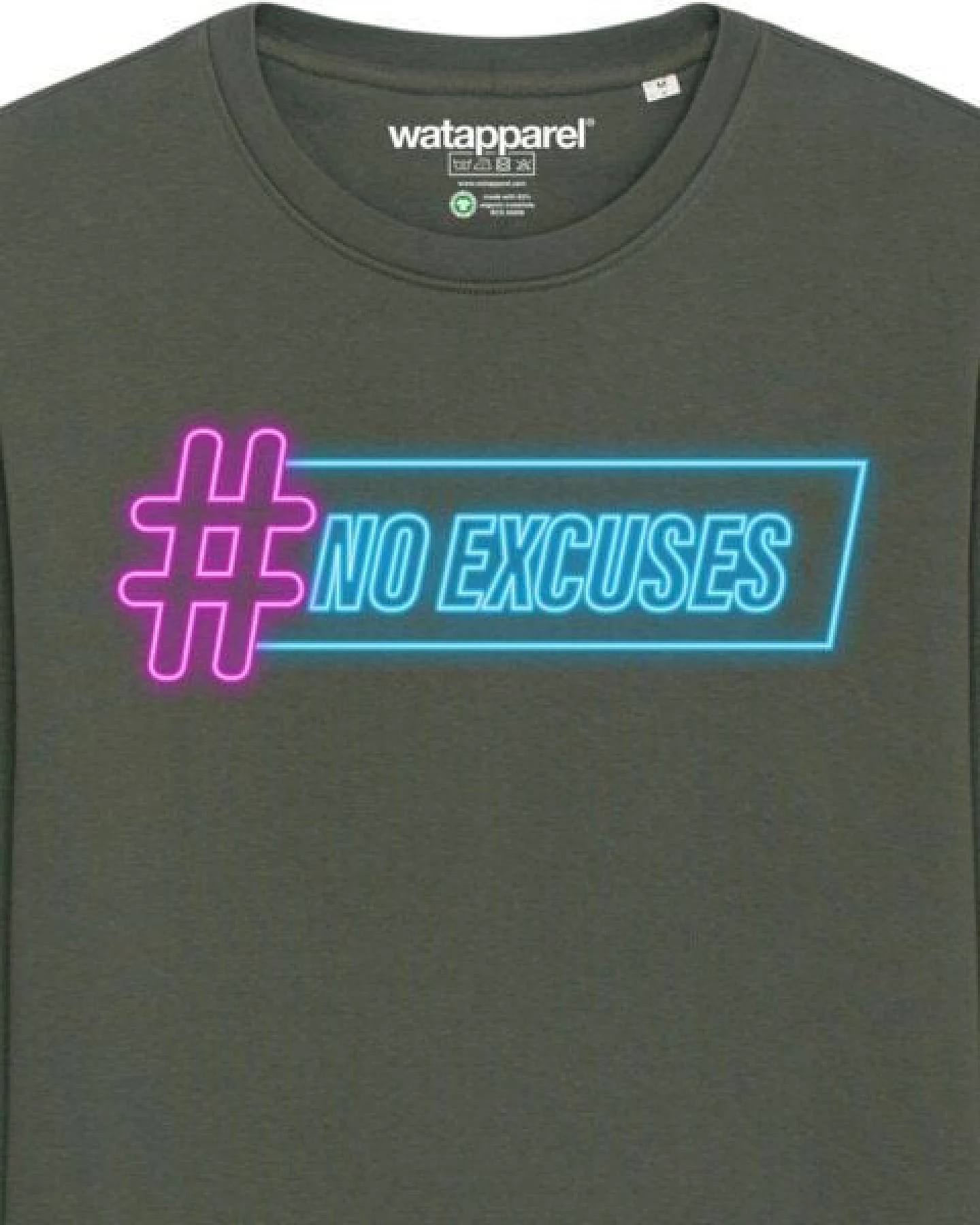 watapparel Sweatshirt Unisex No Excuses – Ansicht 3