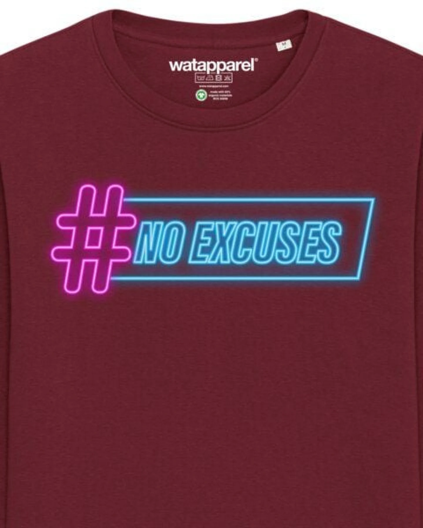 watapparel Sweatshirt Unisex No Excuses – Ansicht 3