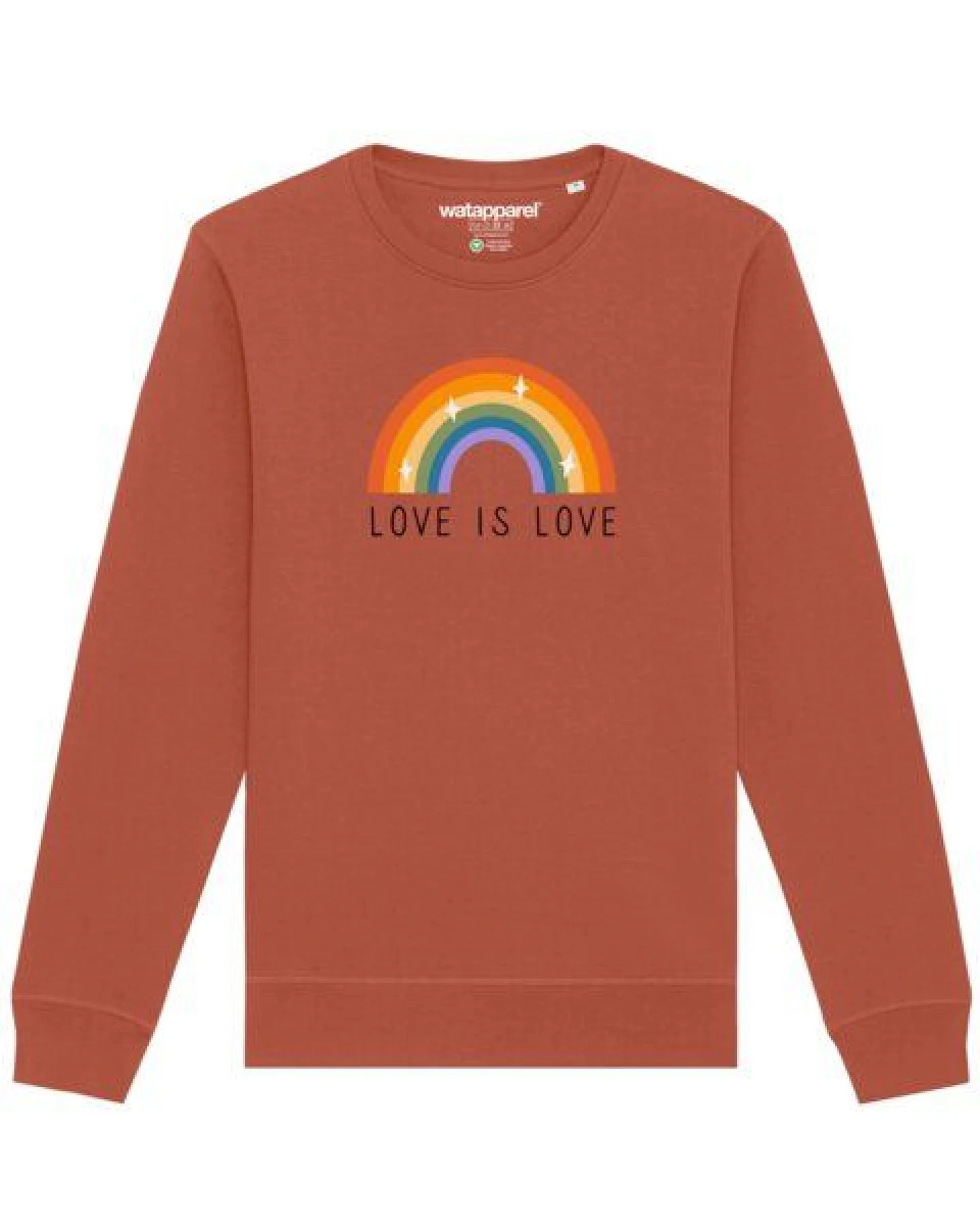 watapparel Sweatshirt Unisex Love is Love – Ansicht 2