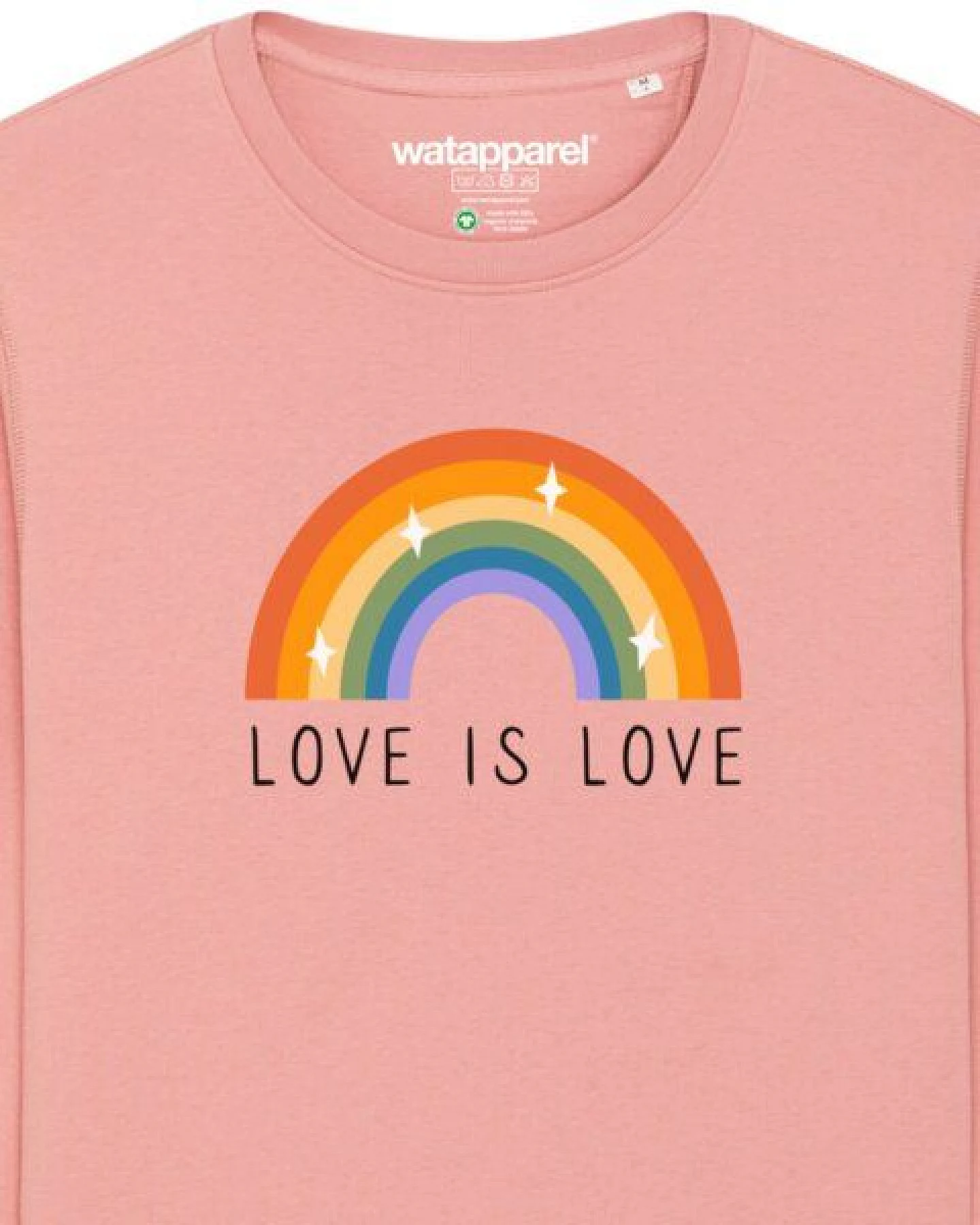 watapparel Sweatshirt Unisex Love is Love – Ansicht 3