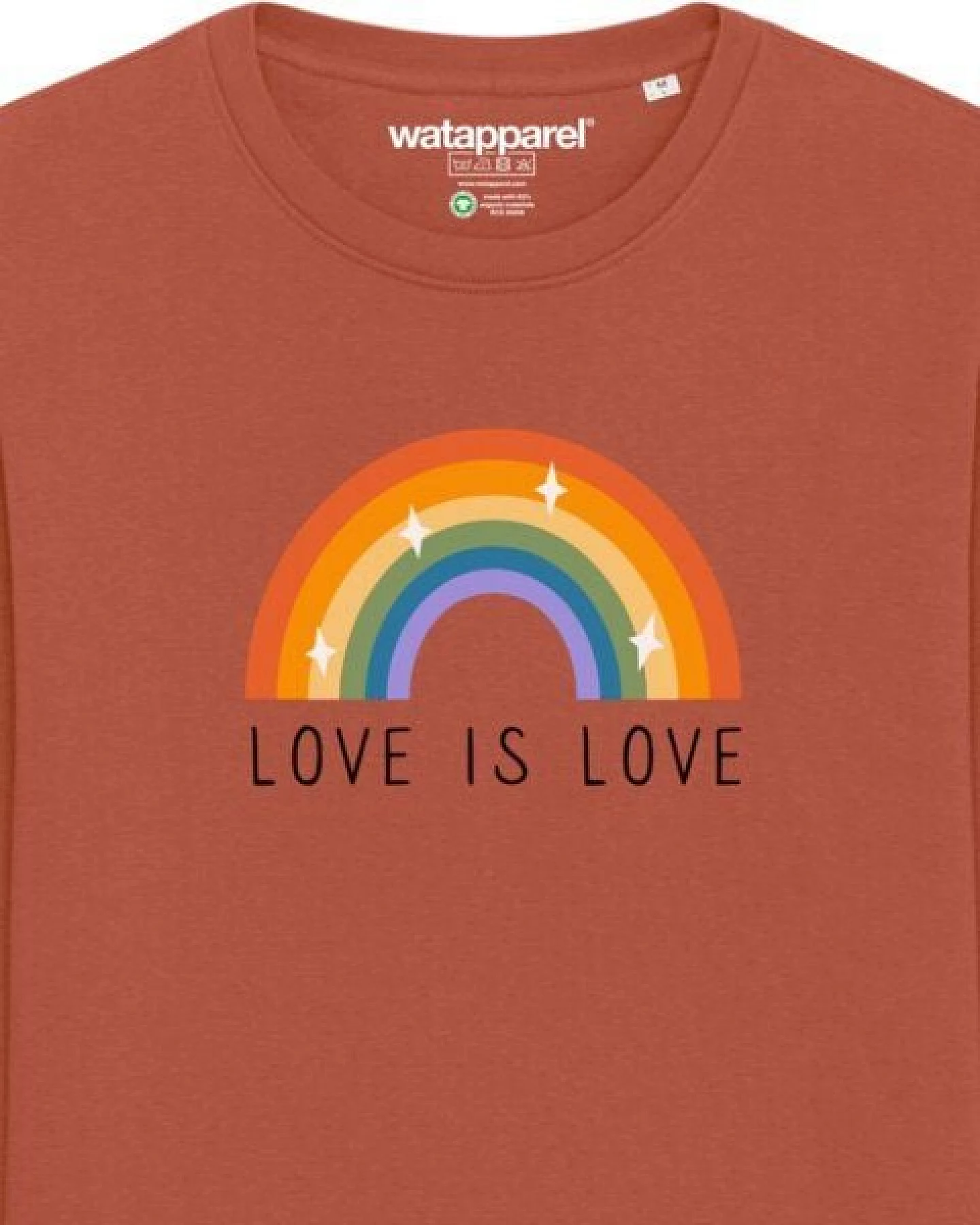 watapparel Sweatshirt Unisex Love is Love – Ansicht 3