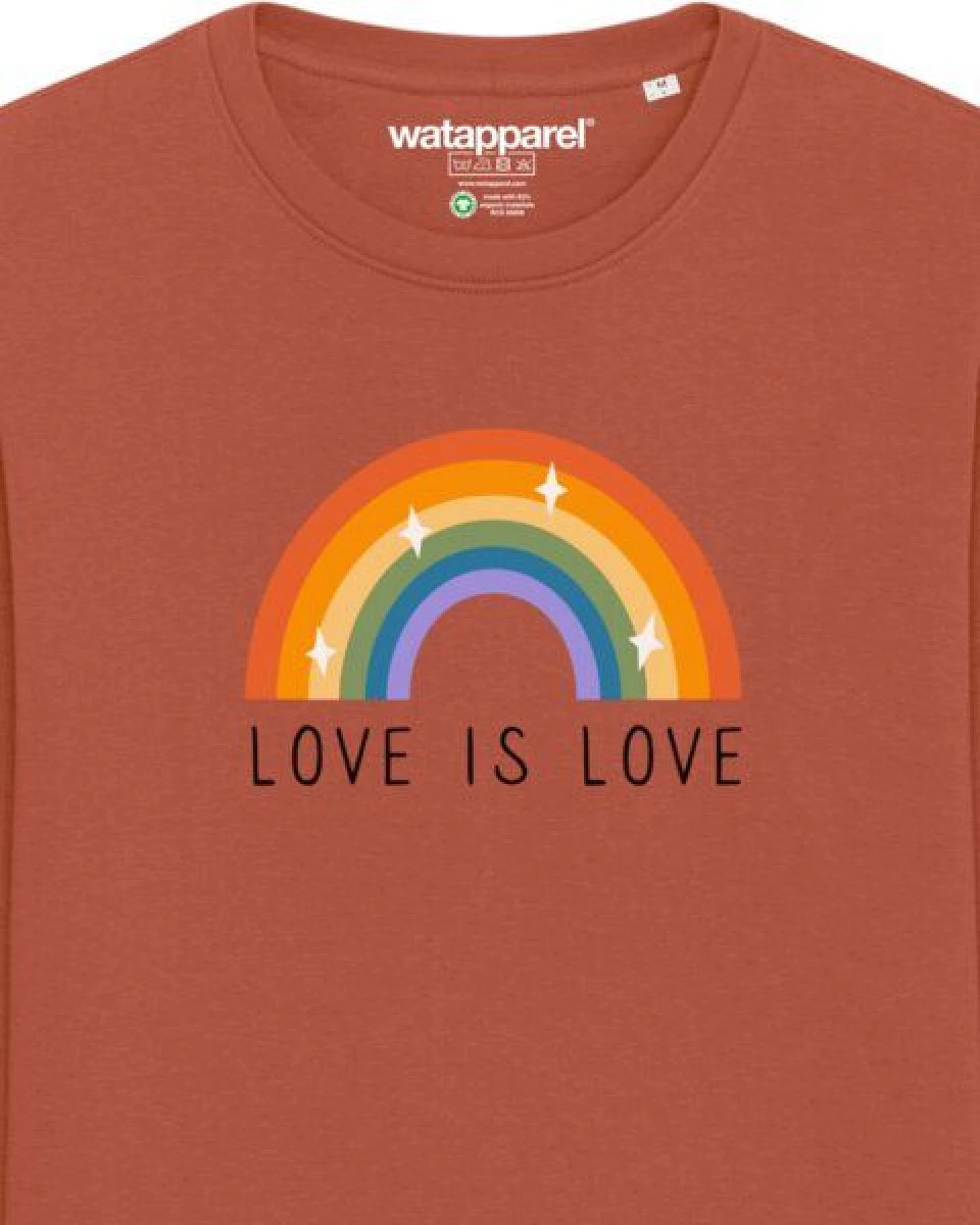 watapparel Sweatshirt Unisex Love is Love – Ansicht 3
