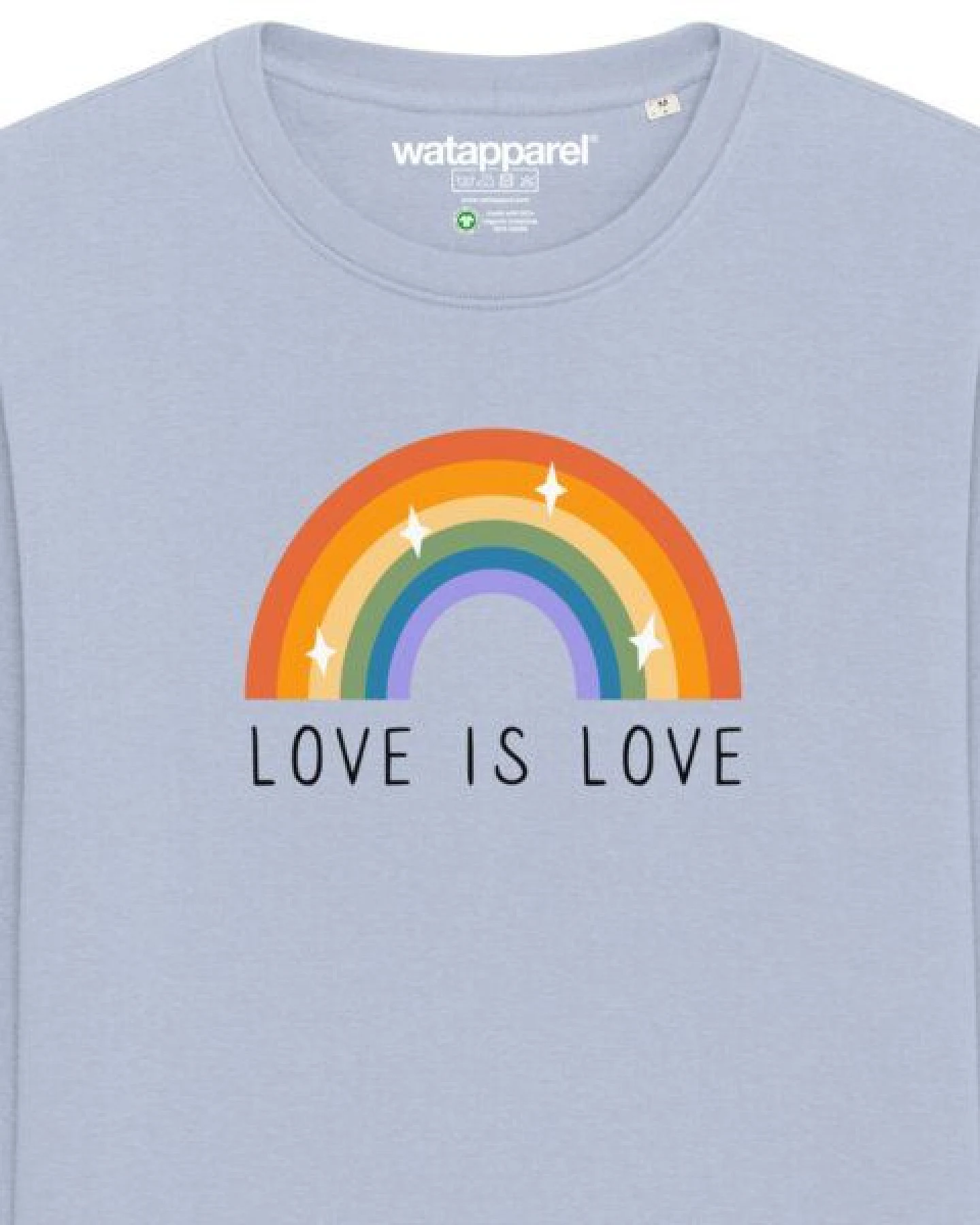 watapparel Sweatshirt Unisex Love is Love – Ansicht 3
