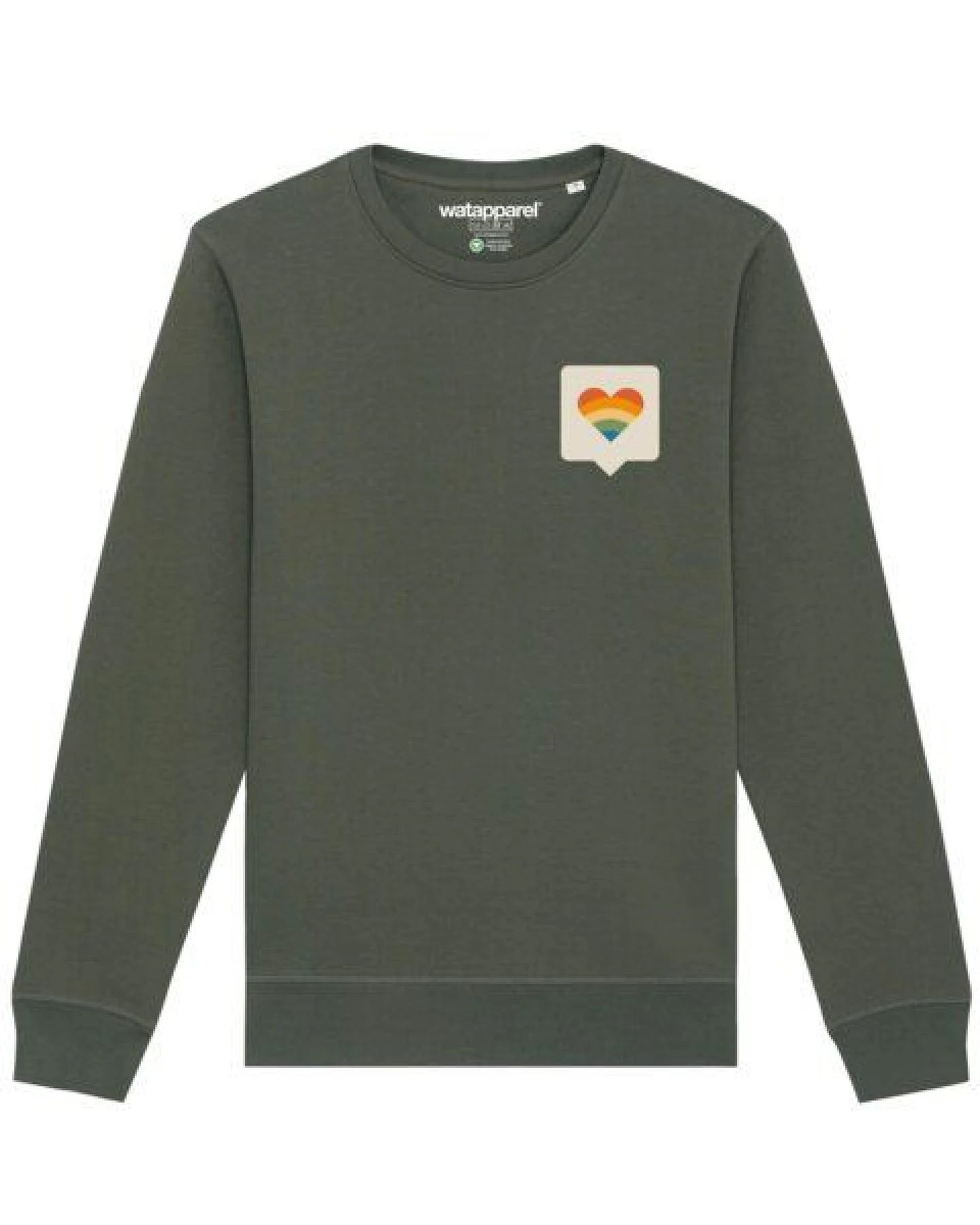 watapparel Sweatshirt Unisex Von Herzen – Ansicht 2