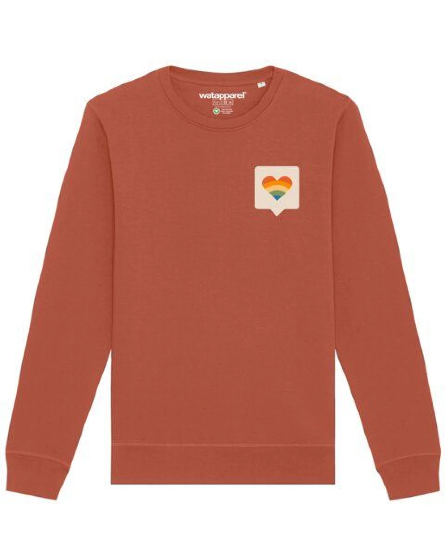 watapparel Sweatshirt Unisex Von Herzen – Ansicht 2