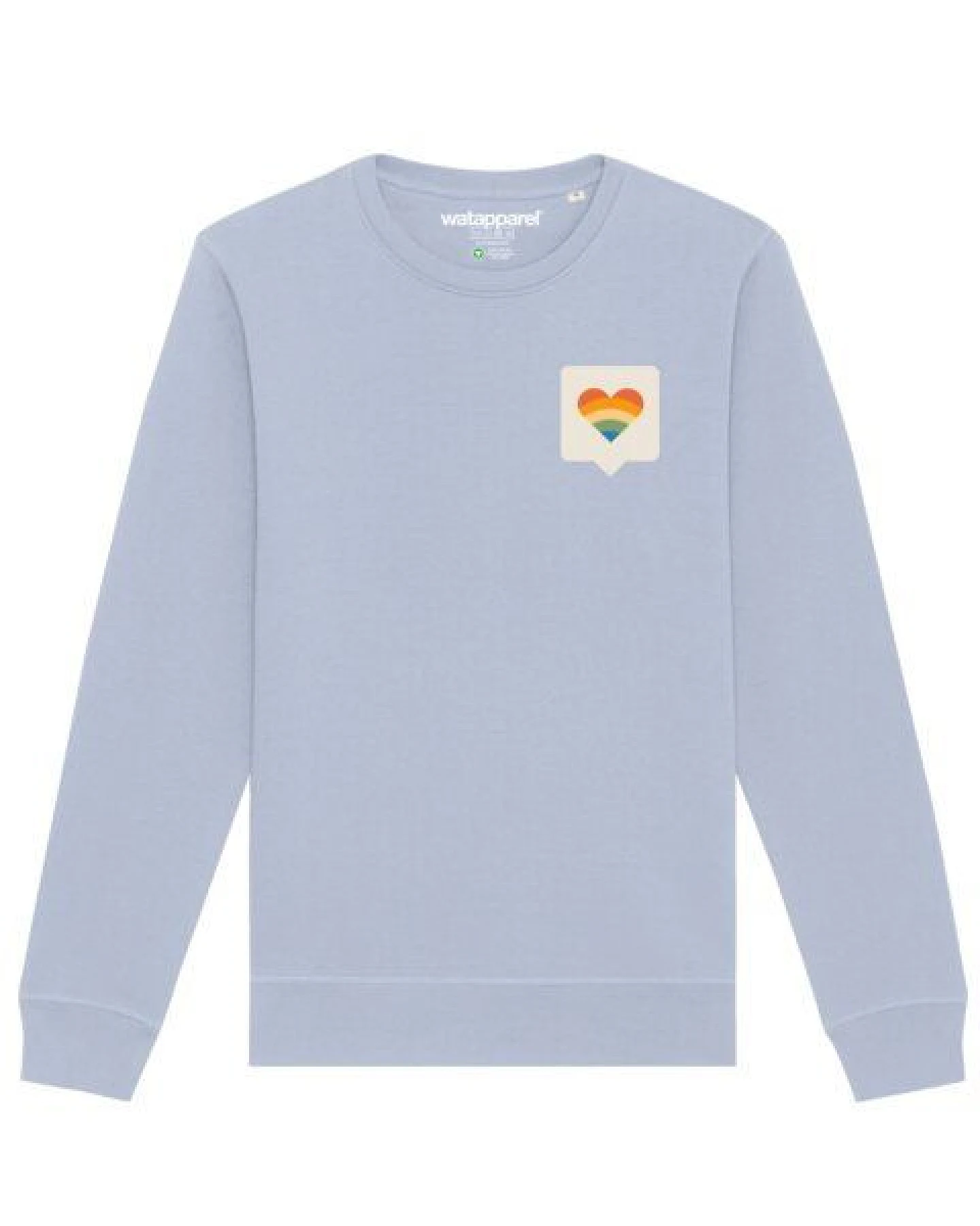 watapparel Sweatshirt Unisex Von Herzen – Ansicht 2