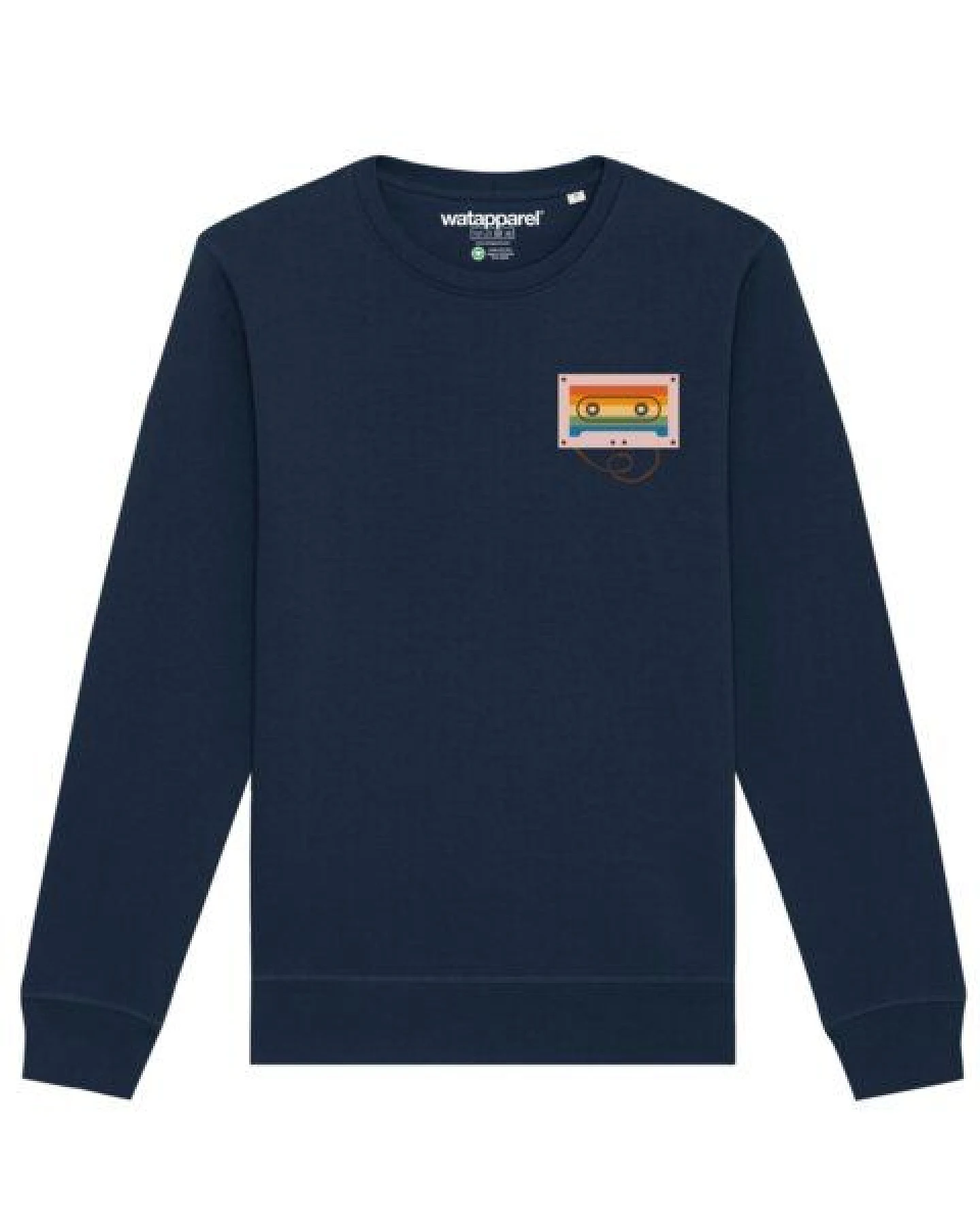watapparel Sweatshirt Unisex Rainbow Cassette – Ansicht 2