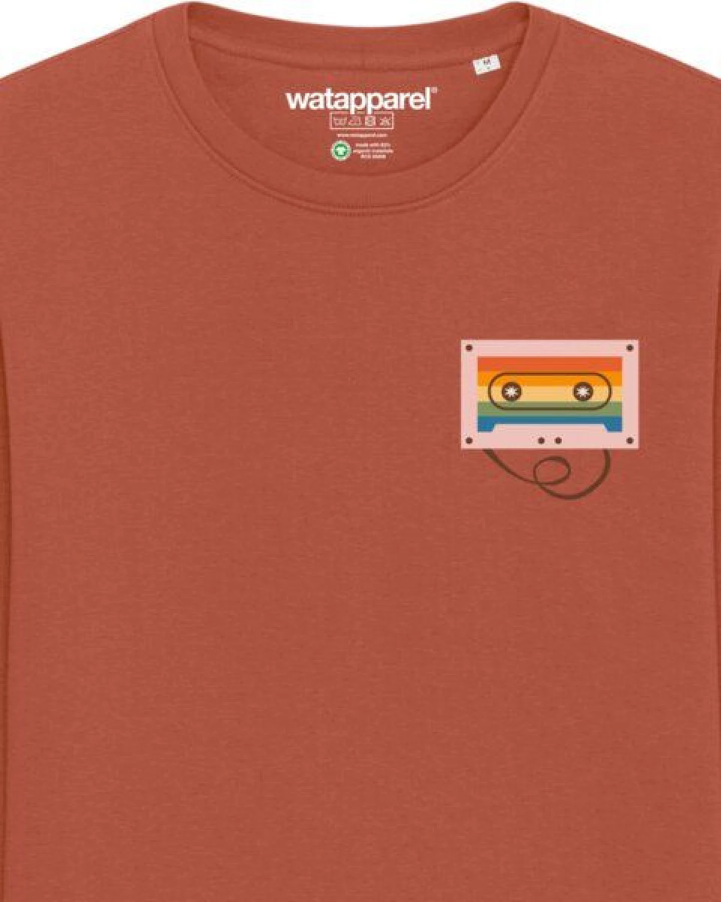 watapparel Sweatshirt Unisex Rainbow Cassette – Ansicht 3