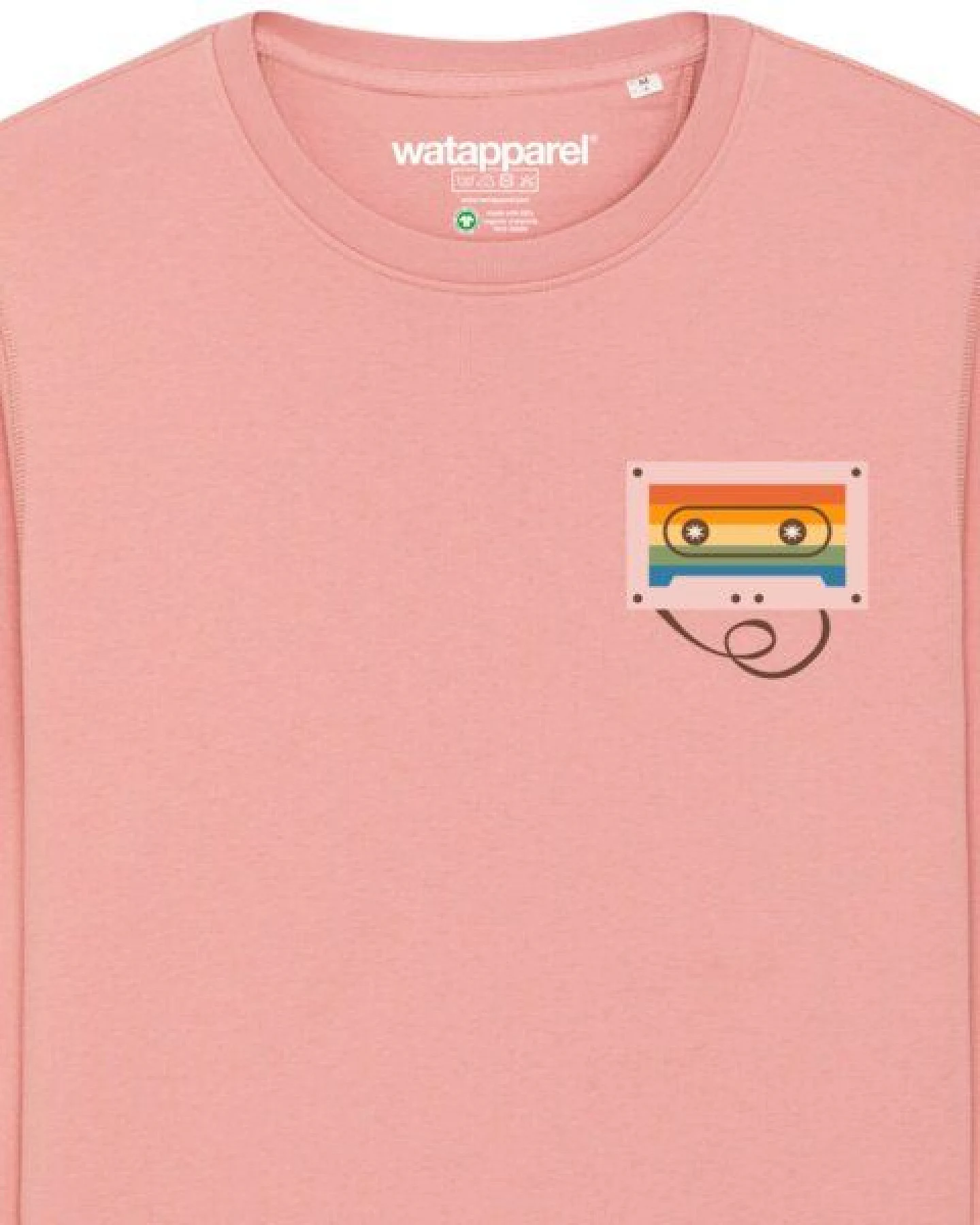 watapparel Sweatshirt Unisex Rainbow Cassette – Ansicht 3