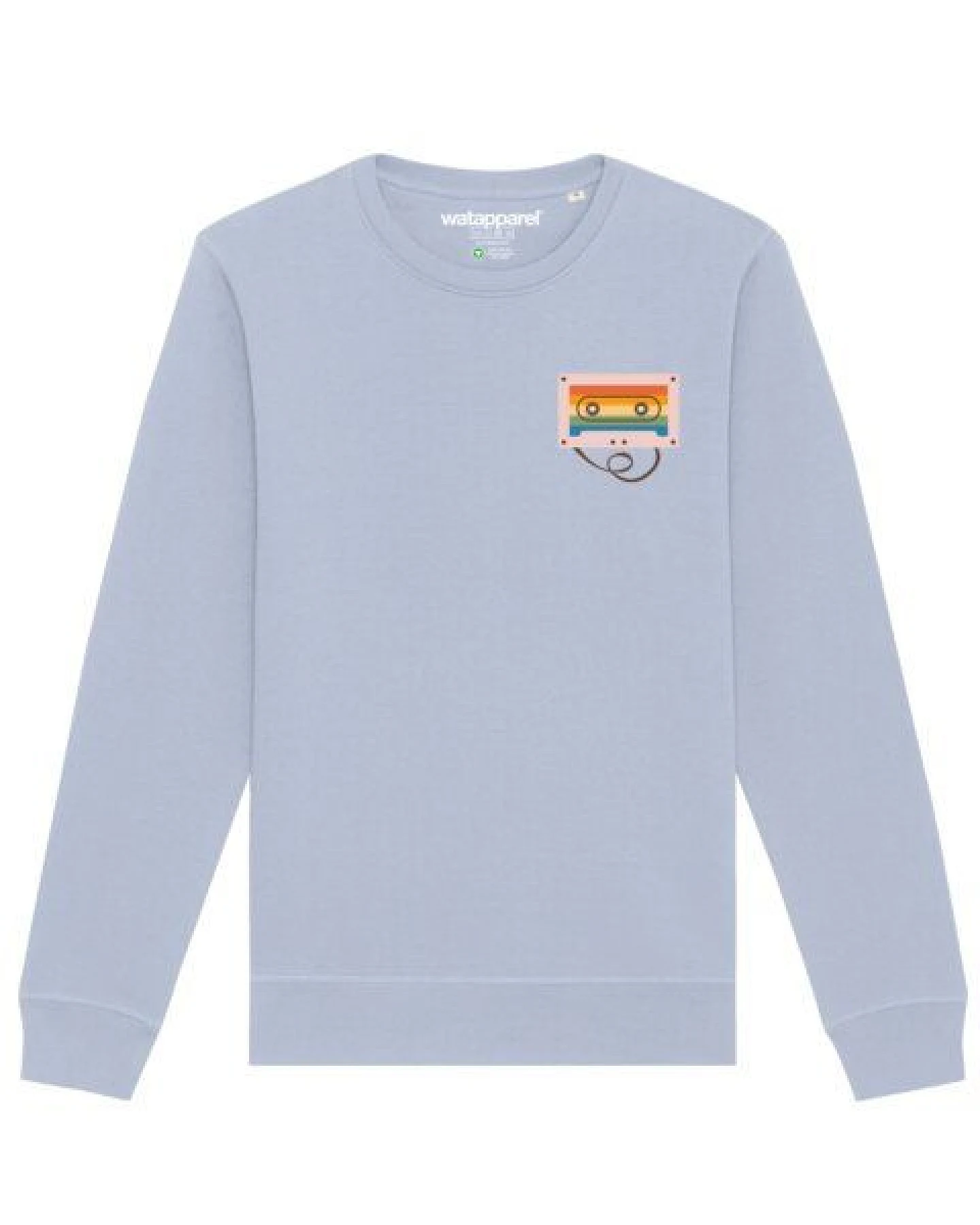 watapparel Sweatshirt Unisex Rainbow Cassette – Ansicht 2