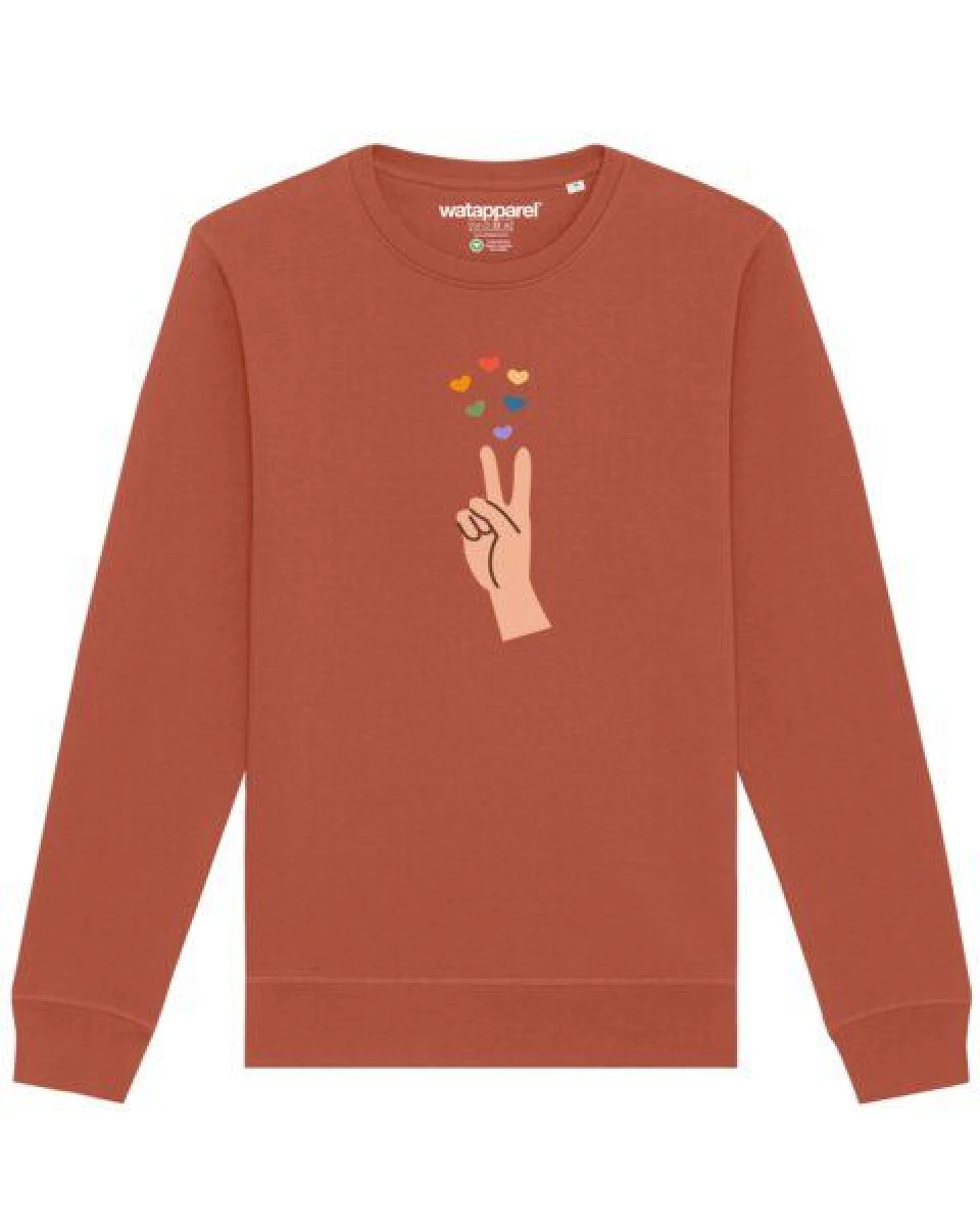 watapparel Sweatshirt Unisex Spread love – Ansicht 2