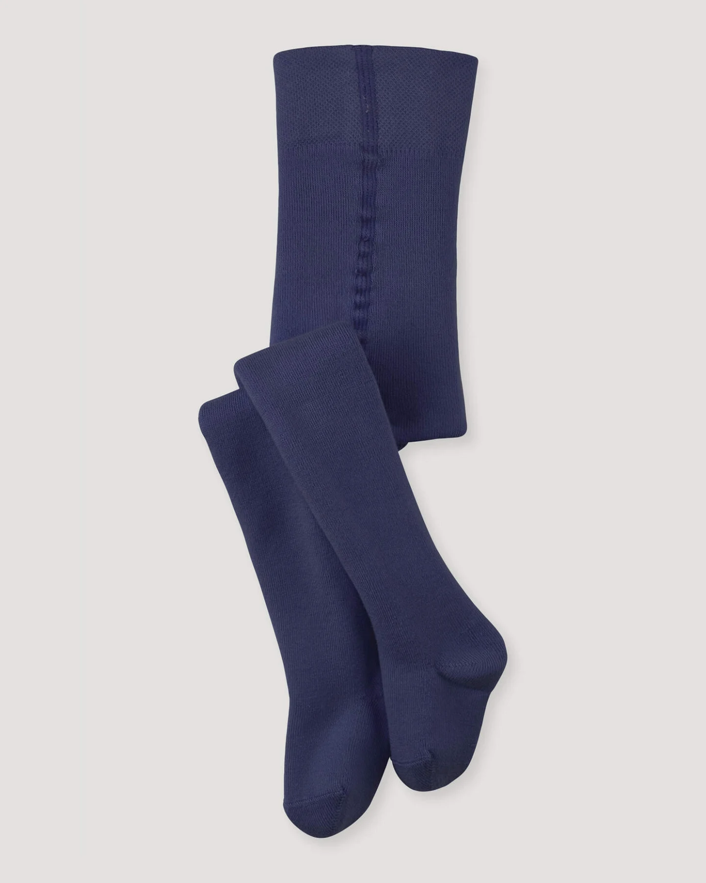 hessnatur Baby Plüsch Strumpfhose aus Bio-Baumwolle - blau - Größe 86/92 – Ansicht 2