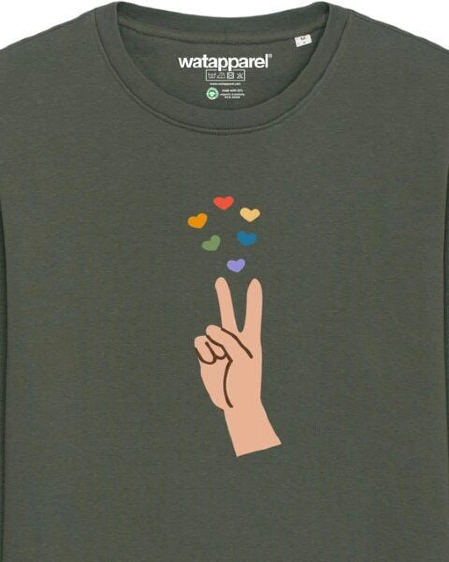 watapparel Sweatshirt Unisex Spread love – Ansicht 3