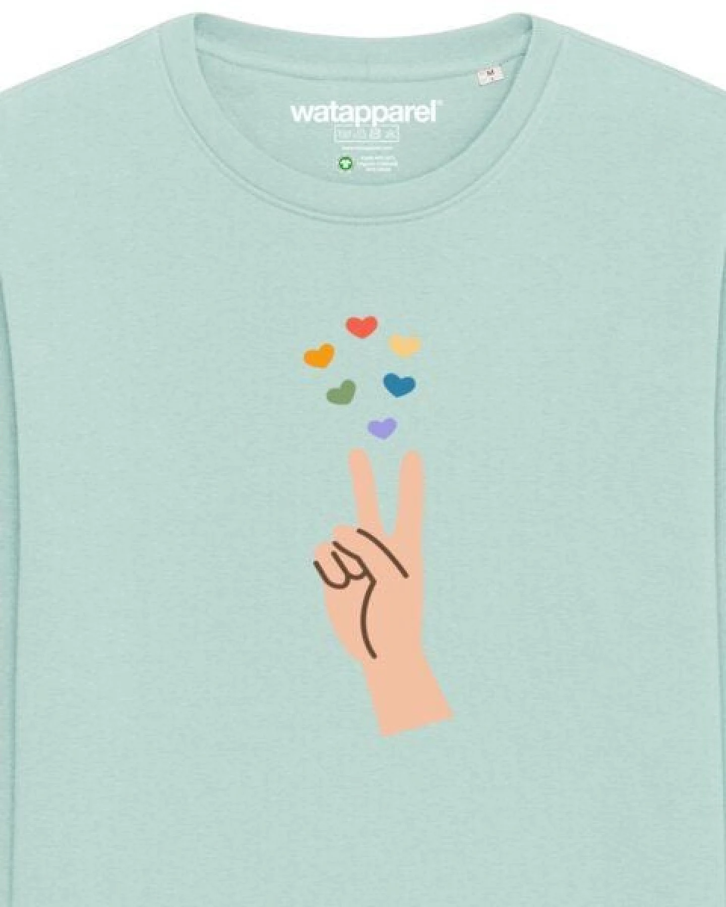 watapparel Sweatshirt Unisex Spread love – Ansicht 3