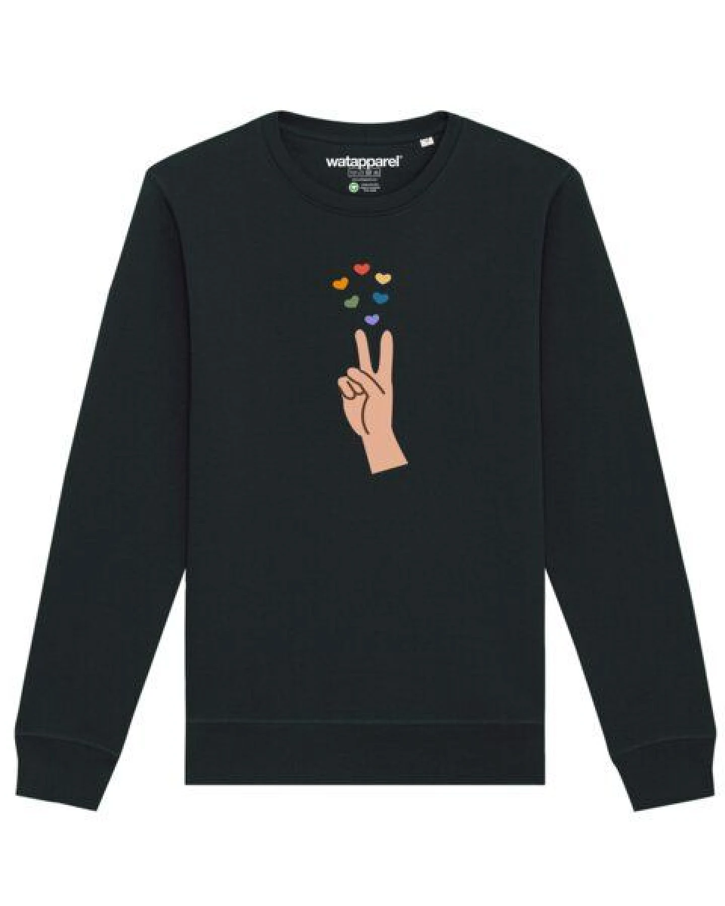 watapparel Sweatshirt Unisex Spread love – Ansicht 2