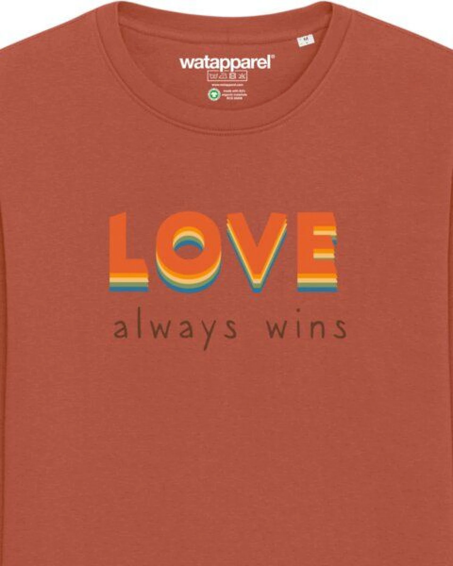 watapparel Sweatshirt Unisex Love always wins – Ansicht 3