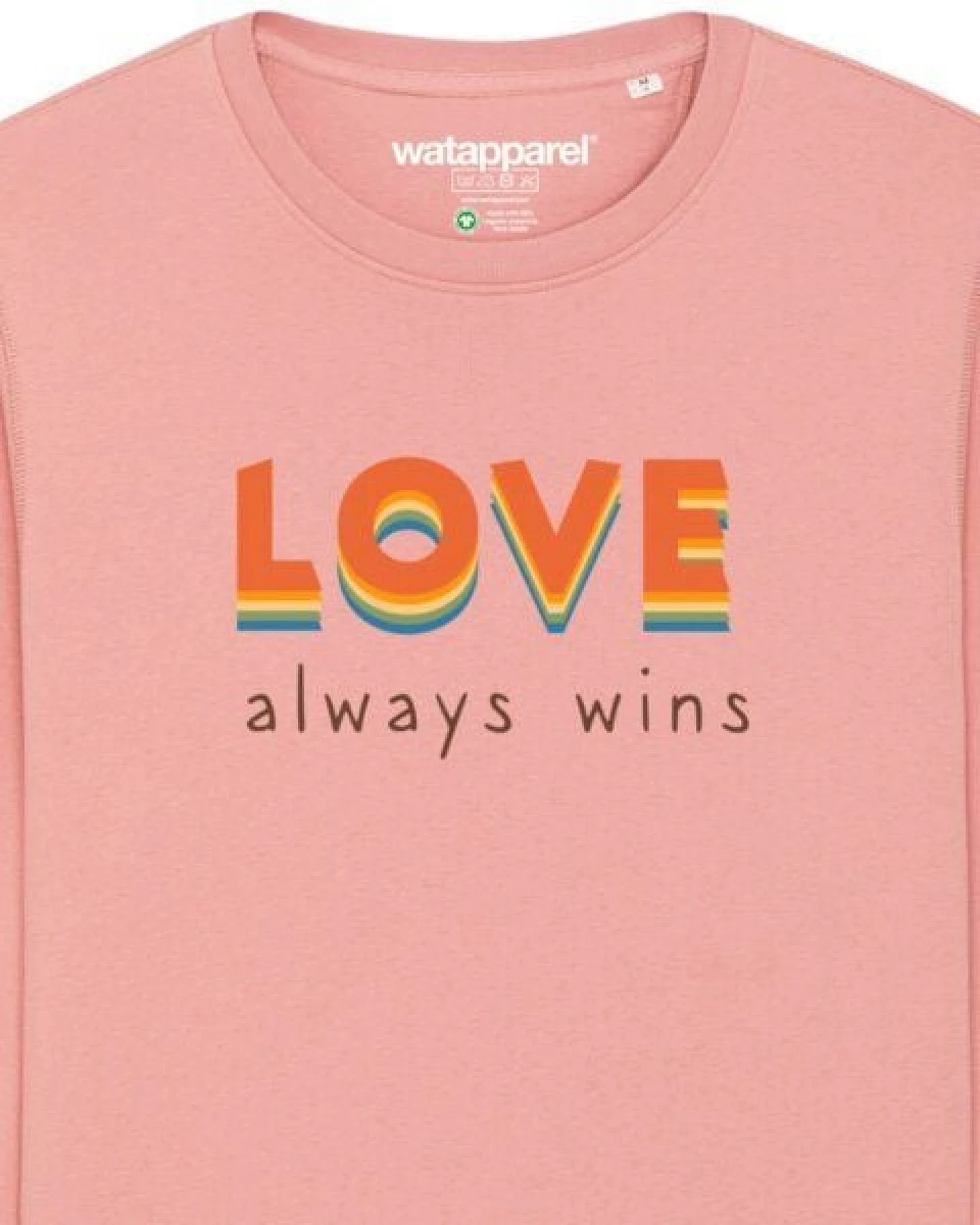 watapparel Sweatshirt Unisex Love always wins – Ansicht 3