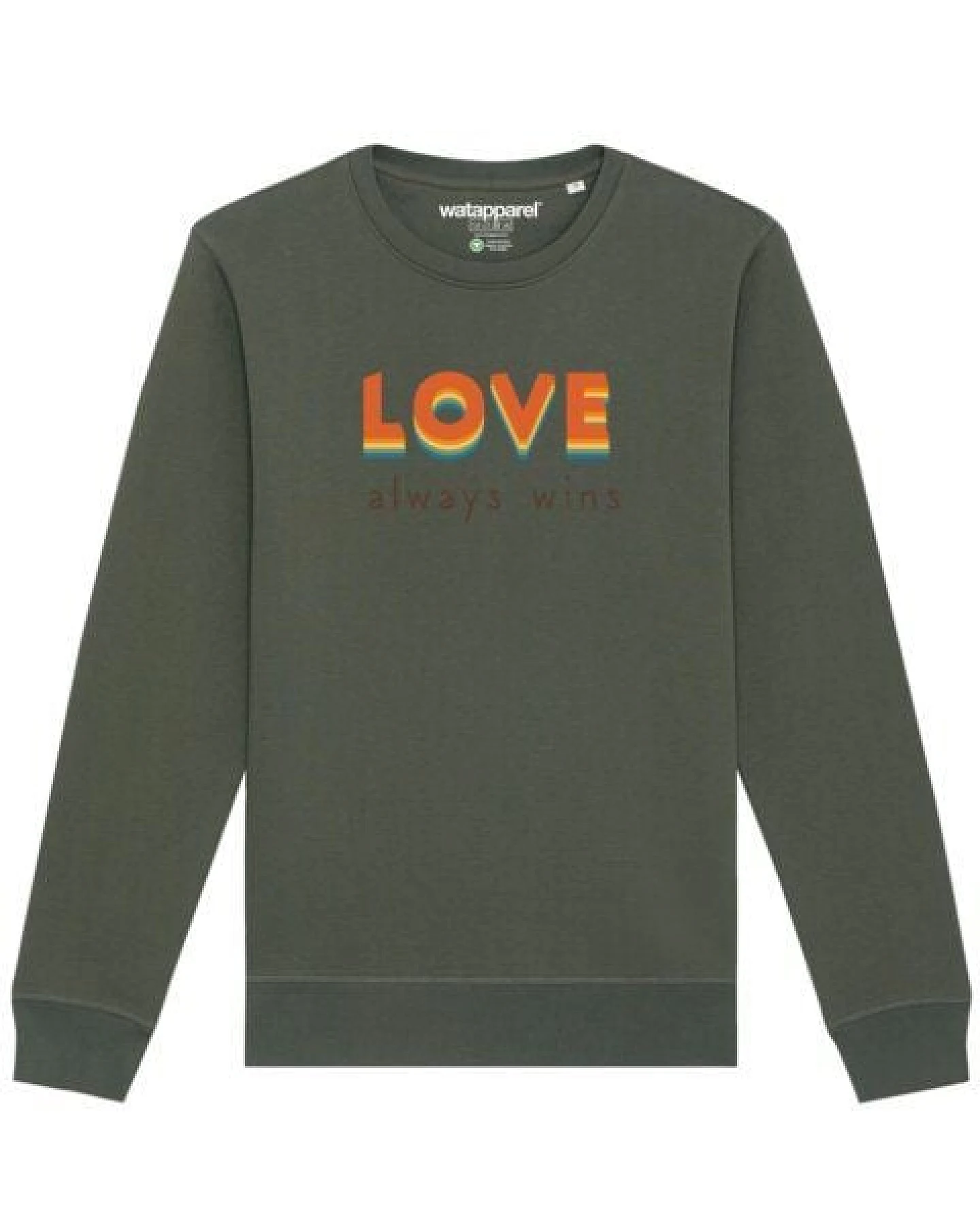 watapparel Sweatshirt Unisex Love always wins – Ansicht 2