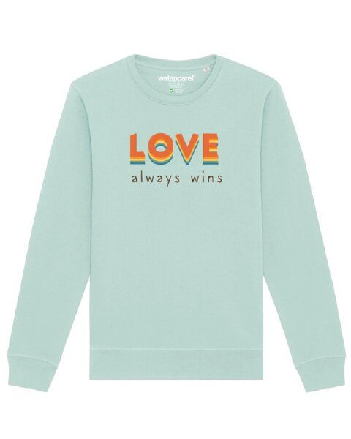 watapparel Sweatshirt Unisex Love always wins – Ansicht 2