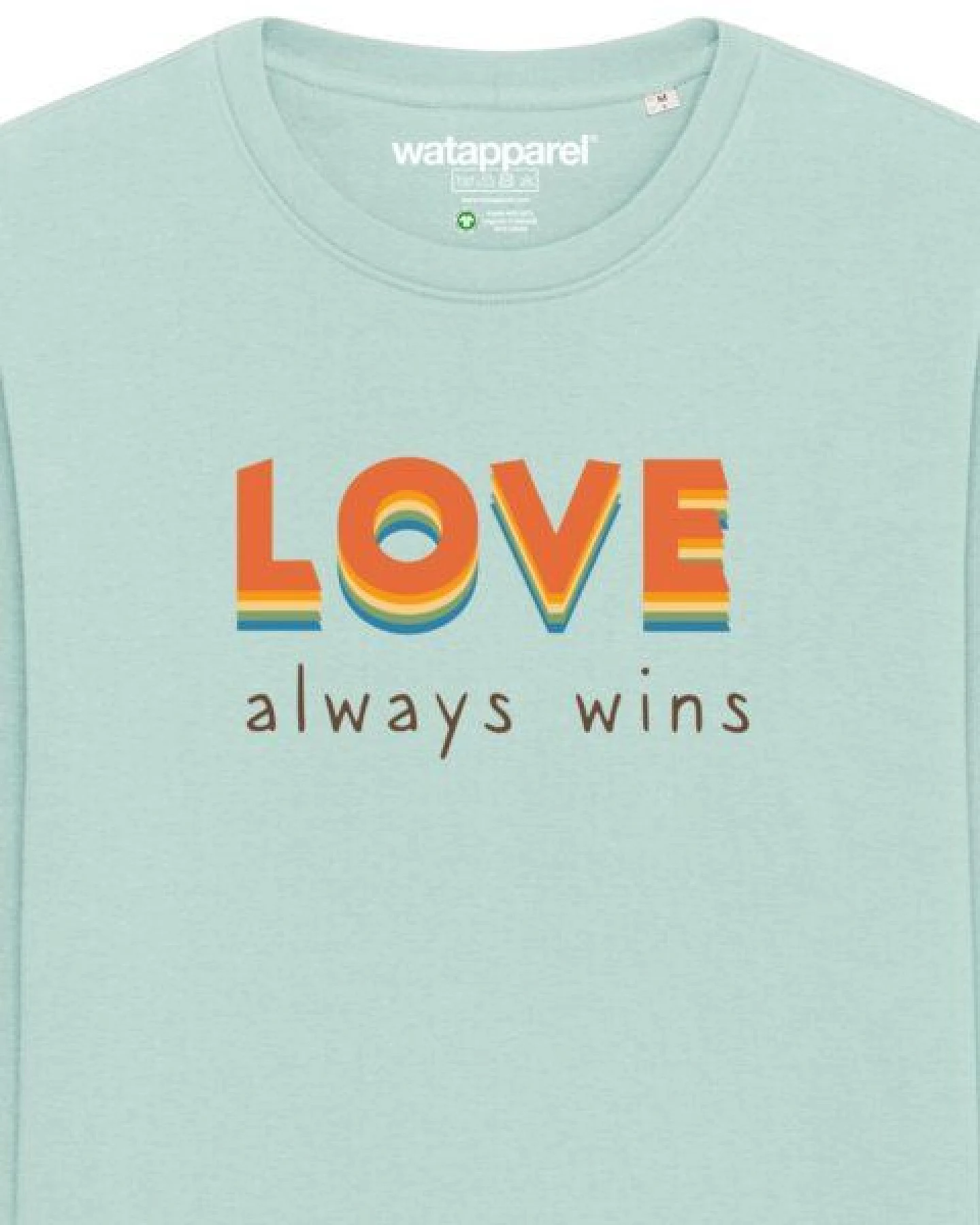 watapparel Sweatshirt Unisex Love always wins – Ansicht 3