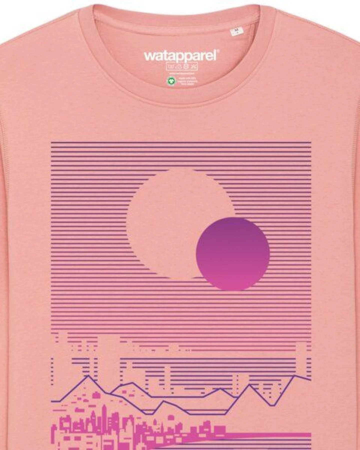 watapparel Sweatshirt Unisex Sun and Moon Skyline – Ansicht 3