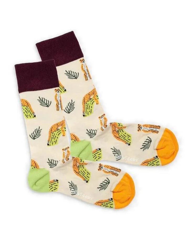 DillySocks Socken Chillaxing Cat aus Biobaumwoll-Mix