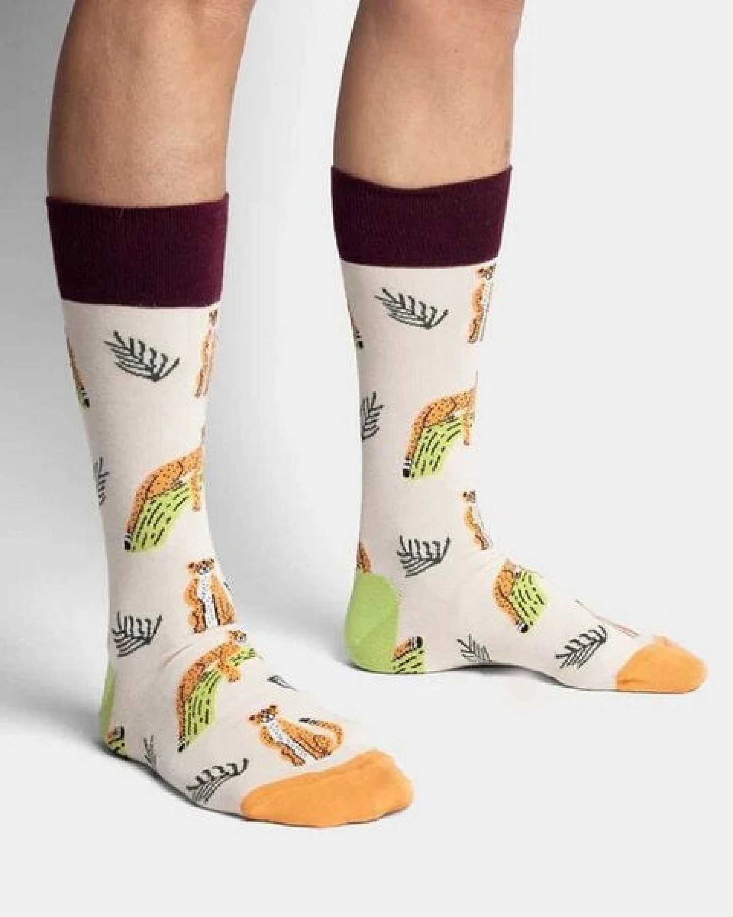 DillySocks Socken Chillaxing Cat aus Biobaumwoll-Mix – Ansicht 3