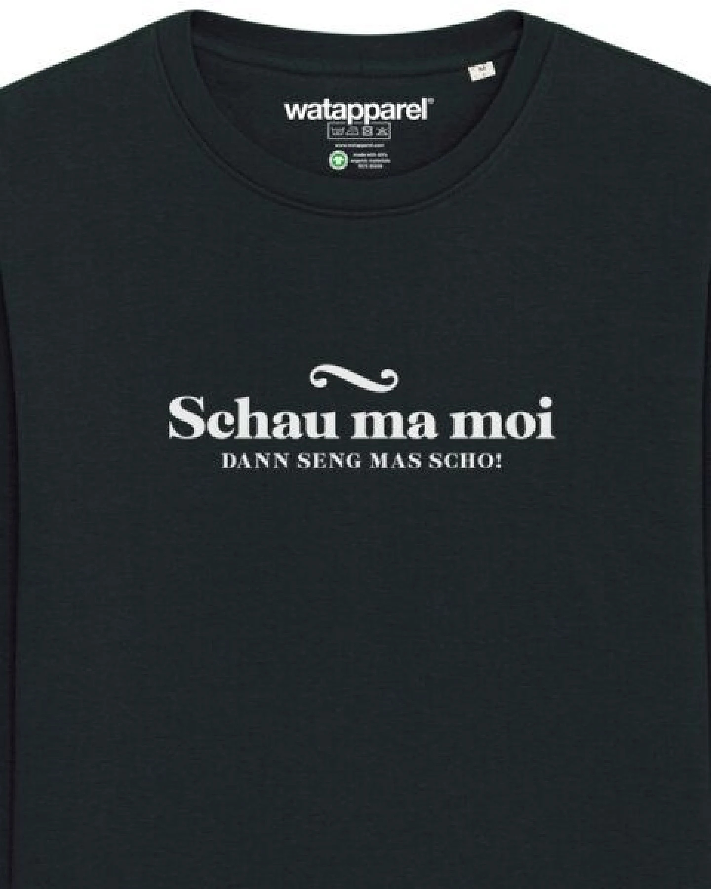 watapparel Sweatshirt Unisex Schau ma moi dann seng mas scho – Ansicht 3