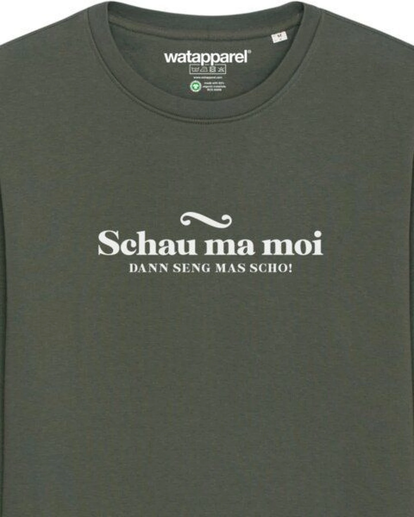 watapparel Sweatshirt Unisex Schau ma moi dann seng mas scho – Ansicht 3