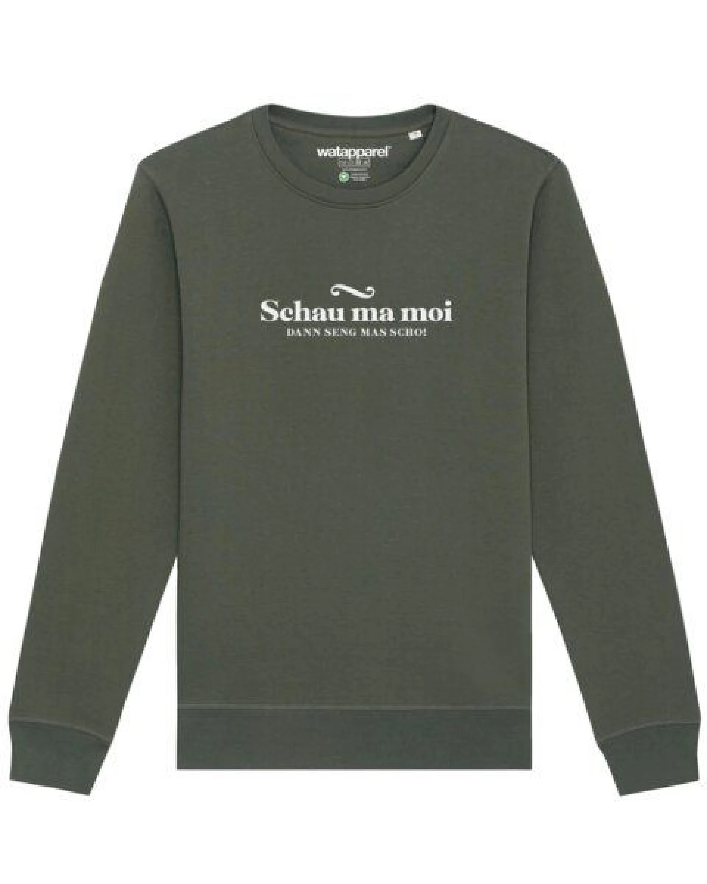 watapparel Sweatshirt Unisex Schau ma moi dann seng mas scho – Ansicht 2