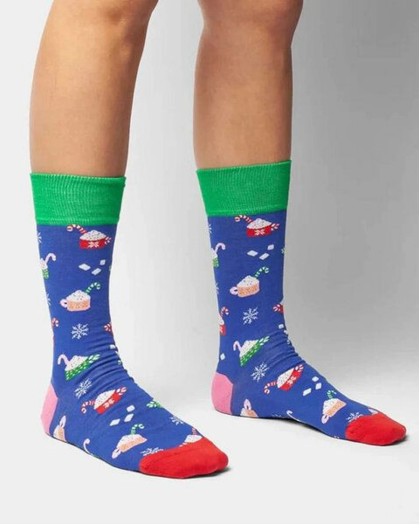DillySocks Socken Christmas Latte aus Biobaumwoll-Mix – Ansicht 3