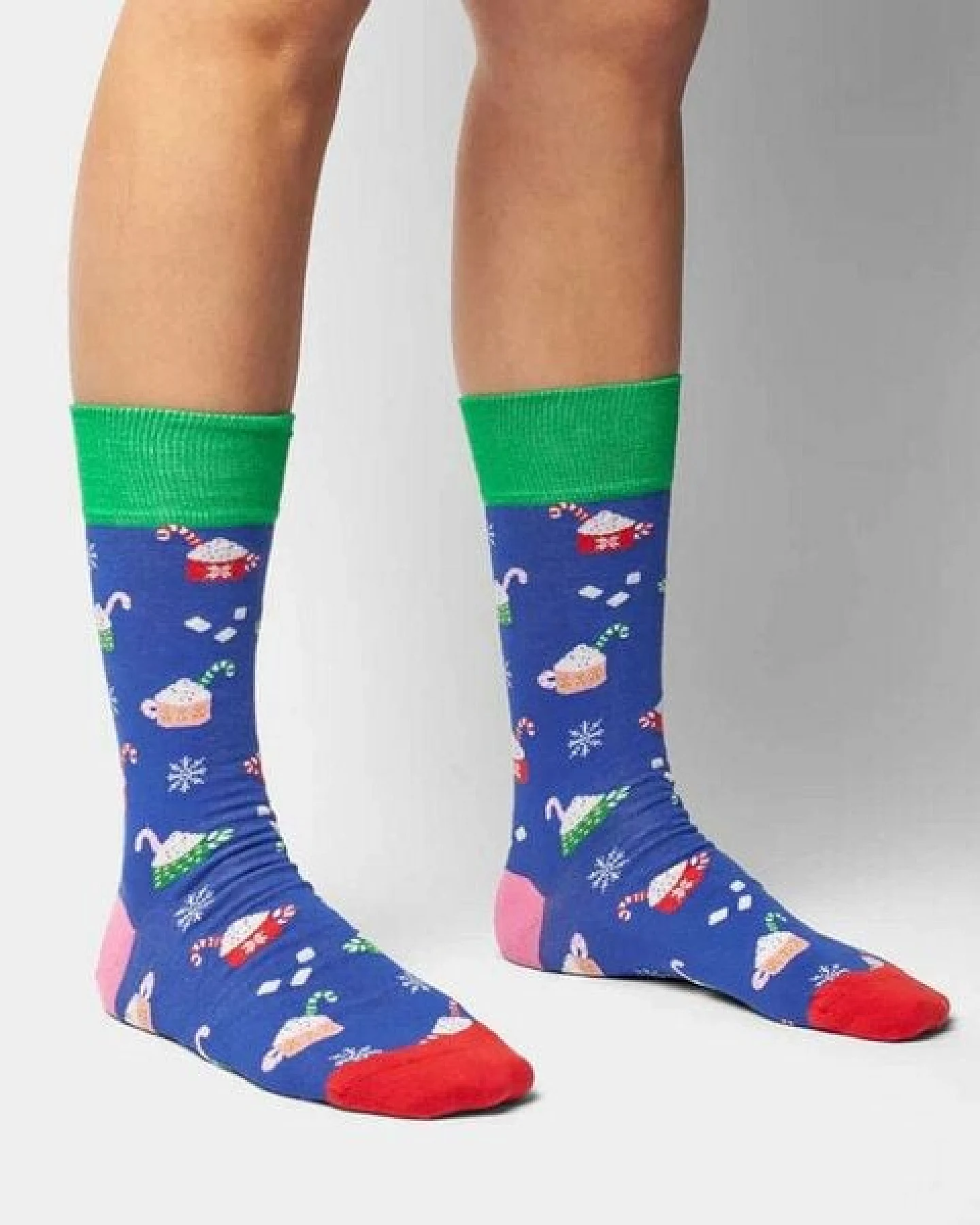 DillySocks Socken Christmas Latte aus Biobaumwoll-Mix – Ansicht 3