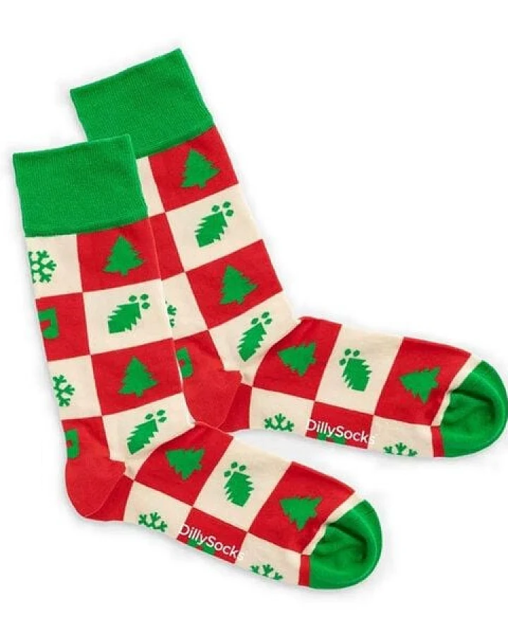 DillySocks Socken Blissful Tiles aus Biobaumwoll-Mix