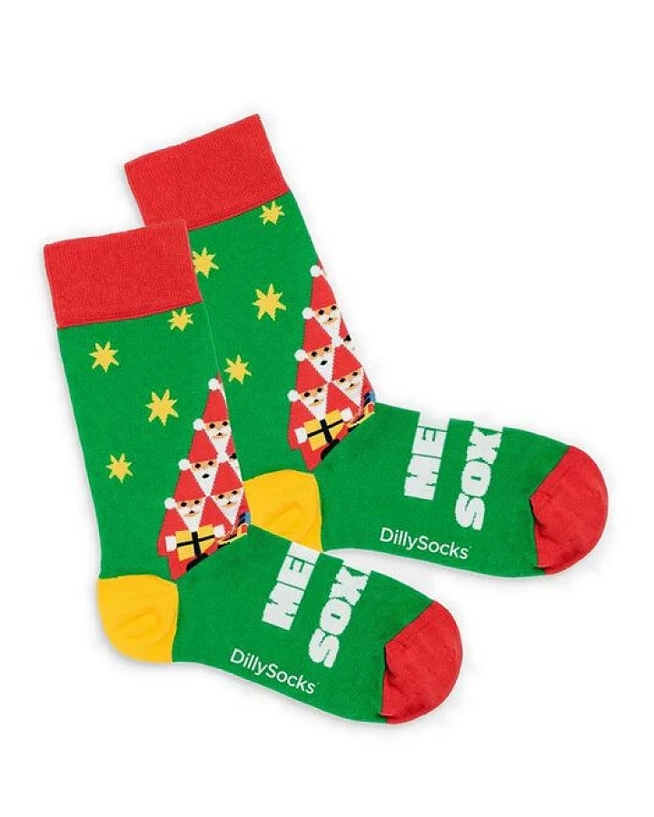 DillySocks Socken Santaception aus Biobaumwoll-Mix