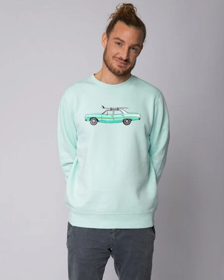 watapparel Sweatshirt Unisex Surf Car