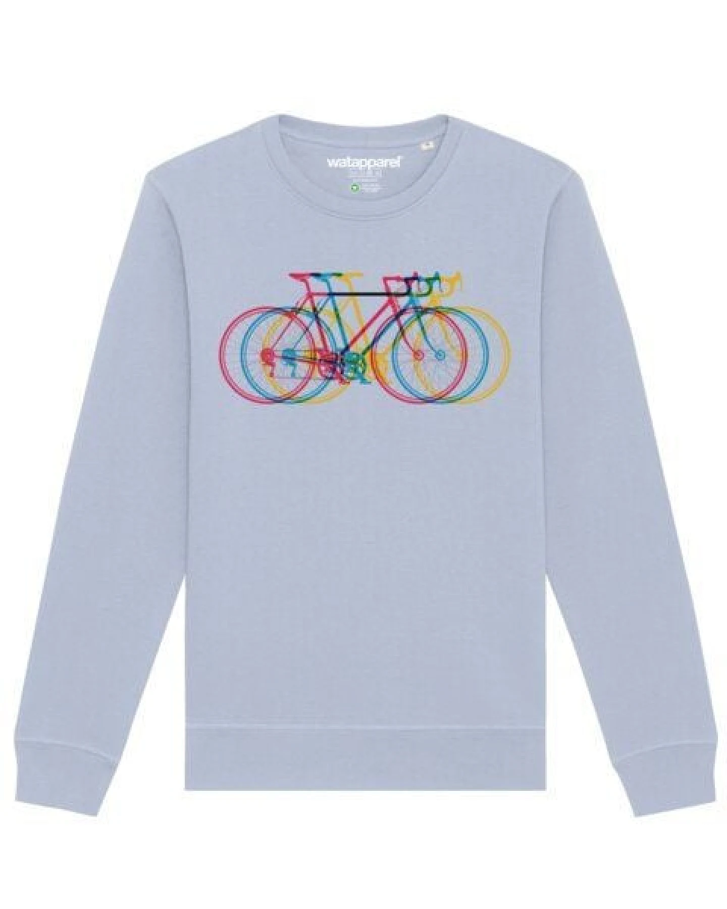 watapparel Sweatshirt Unisex Fahrräder – Ansicht 2