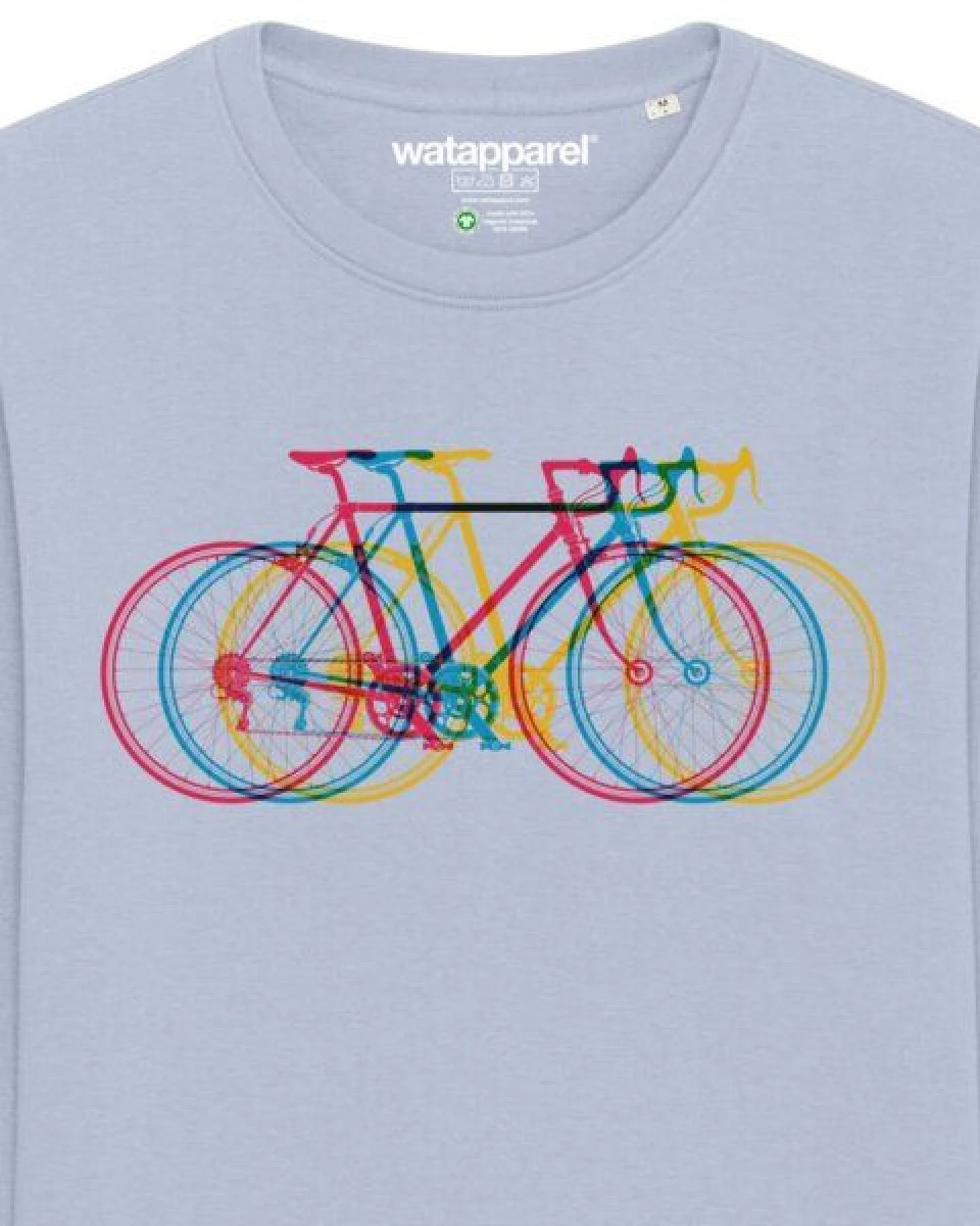 watapparel Sweatshirt Unisex Fahrräder – Ansicht 3