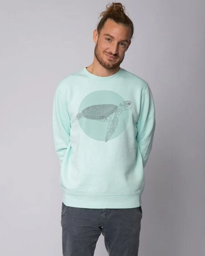 Produktseite: watapparel Sweatshirt Unisex Meeresschildkröte