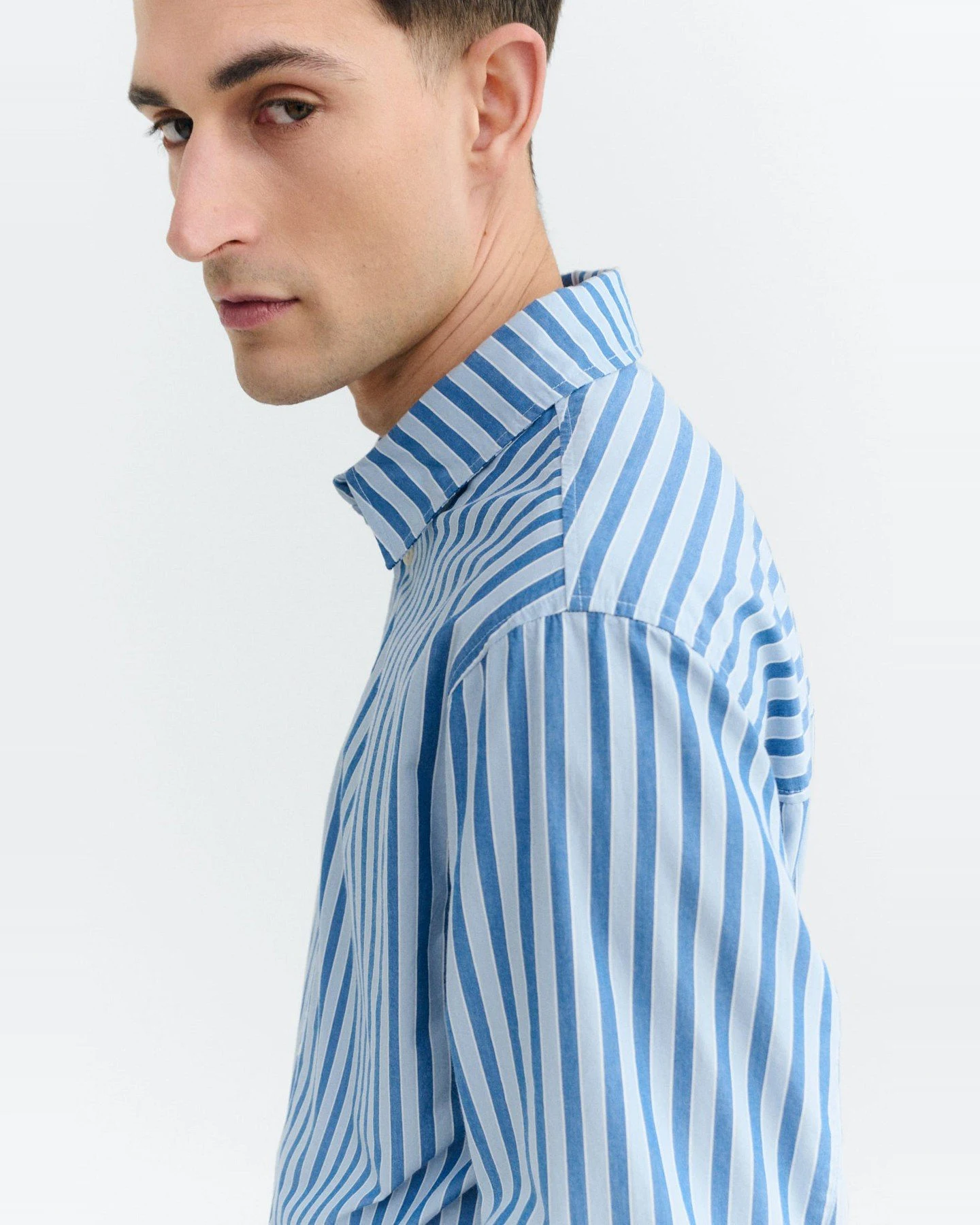 Hemd Jimbo Begur Stripes Blau – Ansicht 4