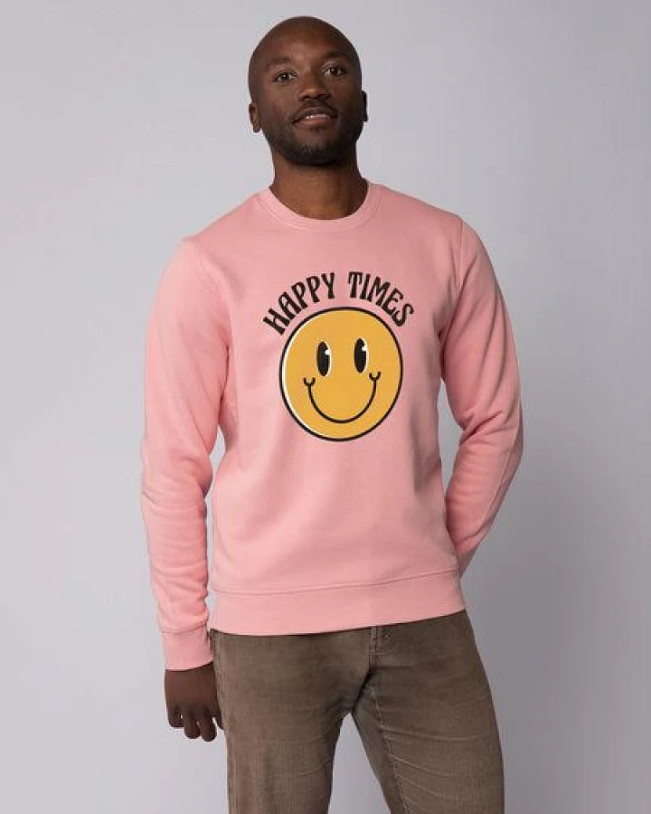 watapparel Sweatshirt Unisex Happy times smiley emoji