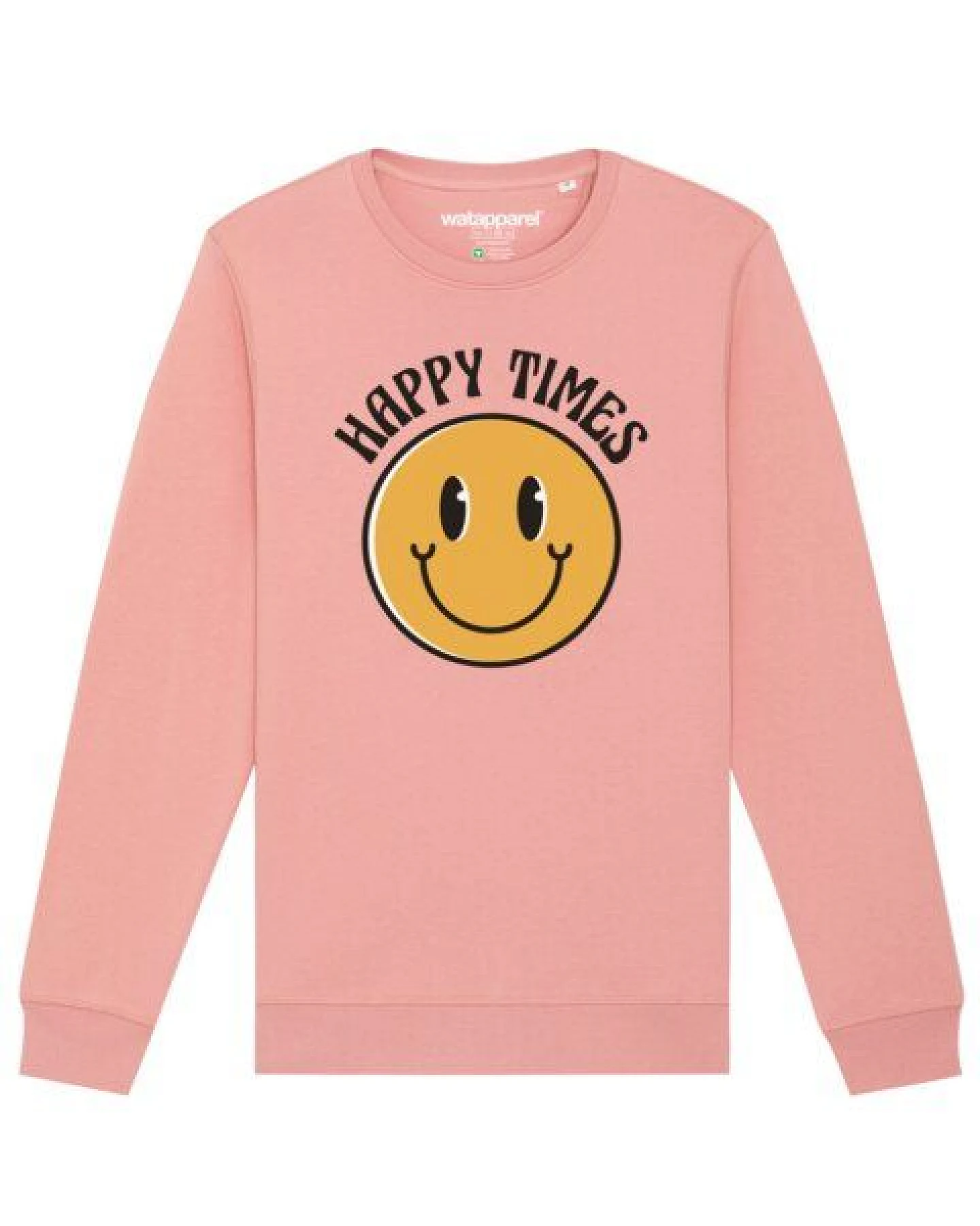 watapparel Sweatshirt Unisex Happy times smiley emoji – Ansicht 2