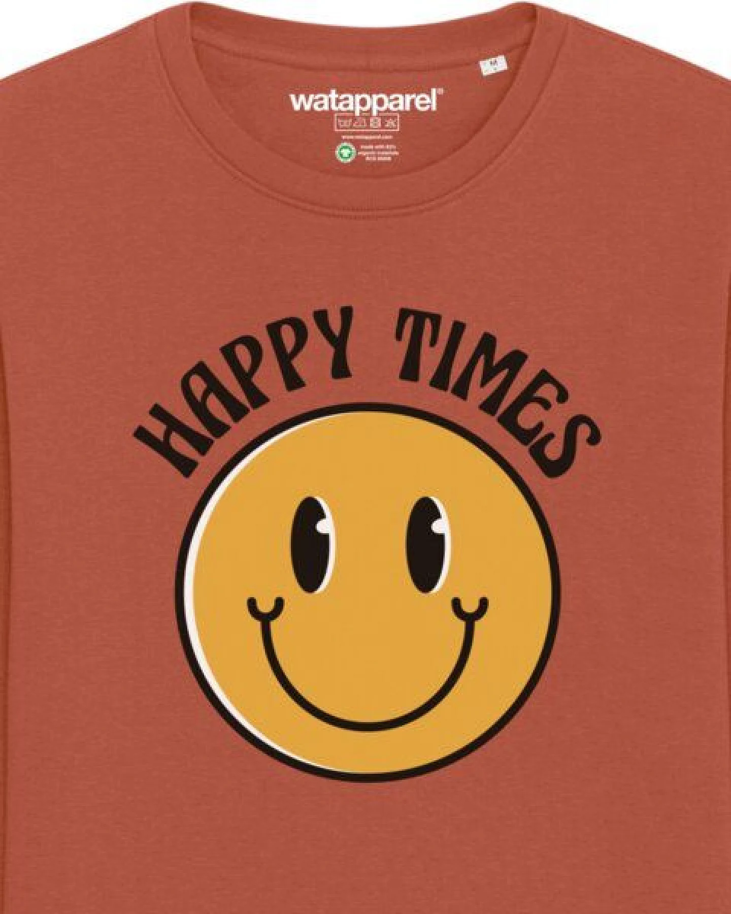 watapparel Sweatshirt Unisex Happy times smiley emoji – Ansicht 3