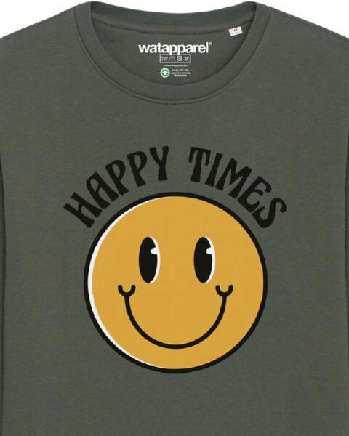 watapparel Sweatshirt Unisex Happy times smiley emoji – Ansicht 3