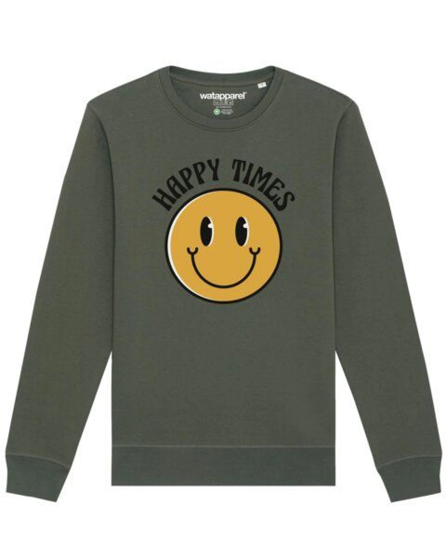watapparel Sweatshirt Unisex Happy times smiley emoji – Ansicht 2
